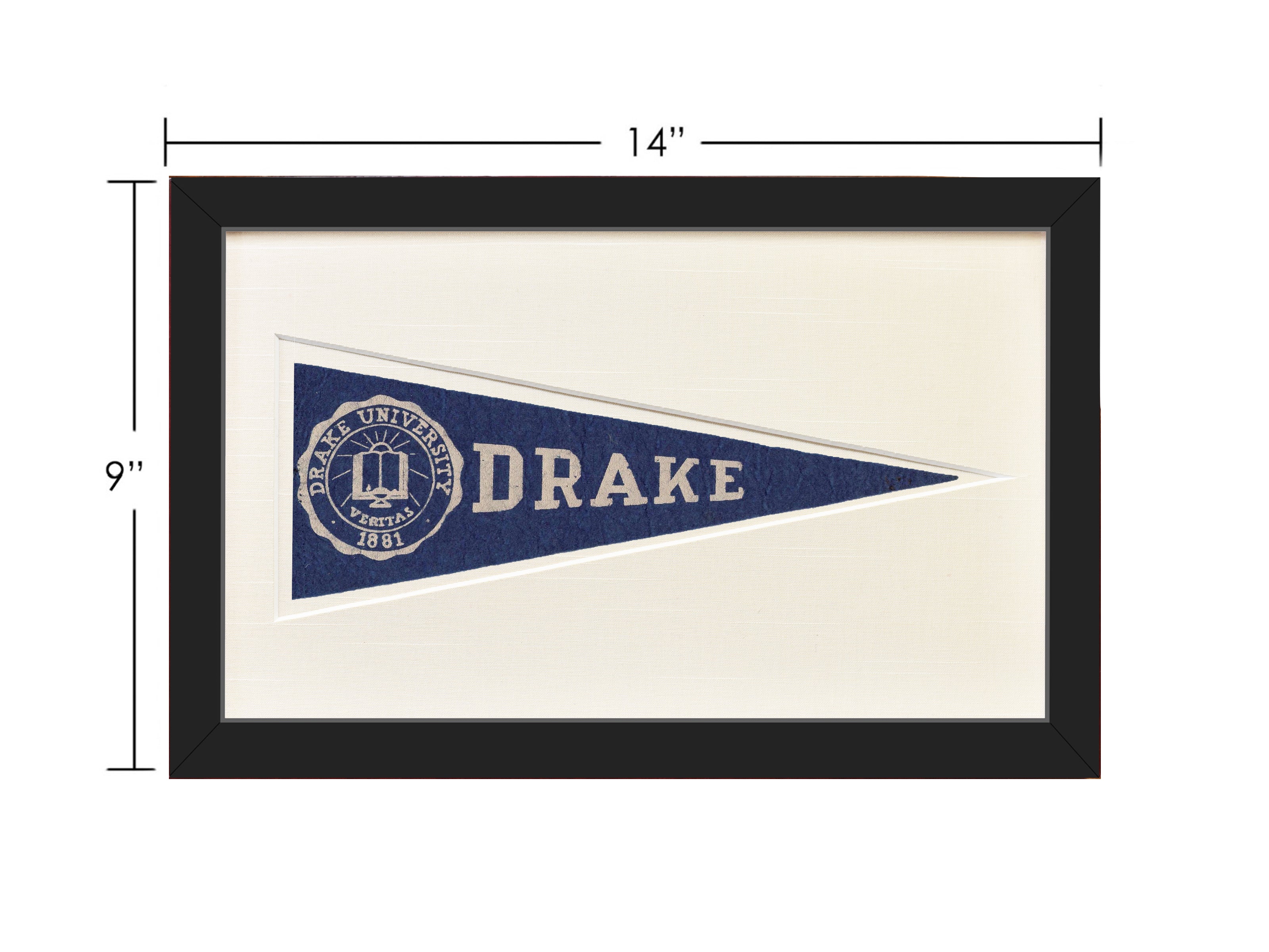 Vintage Drake University Hormel Pennant