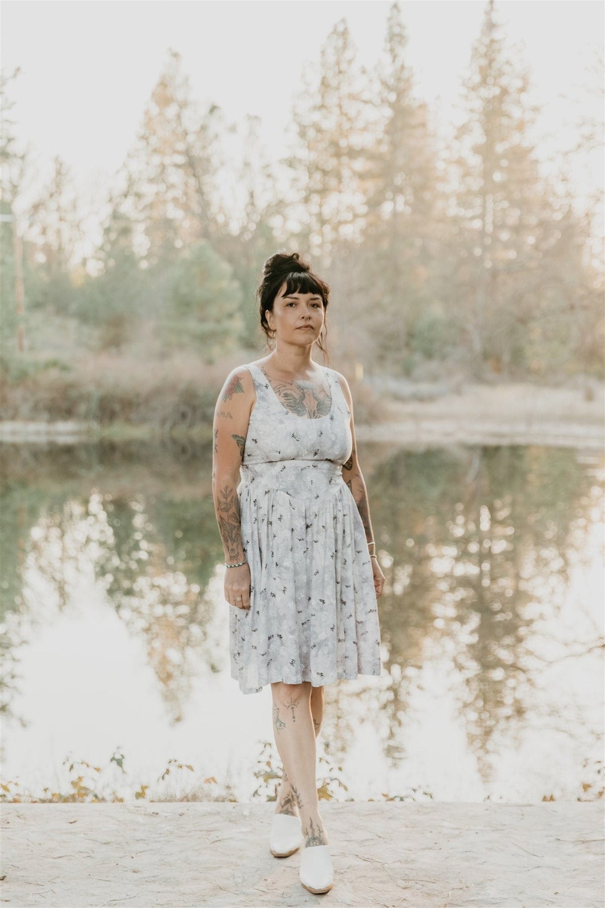 Field Day Dress Agnes dress in Lavender Rose Cloud Challis