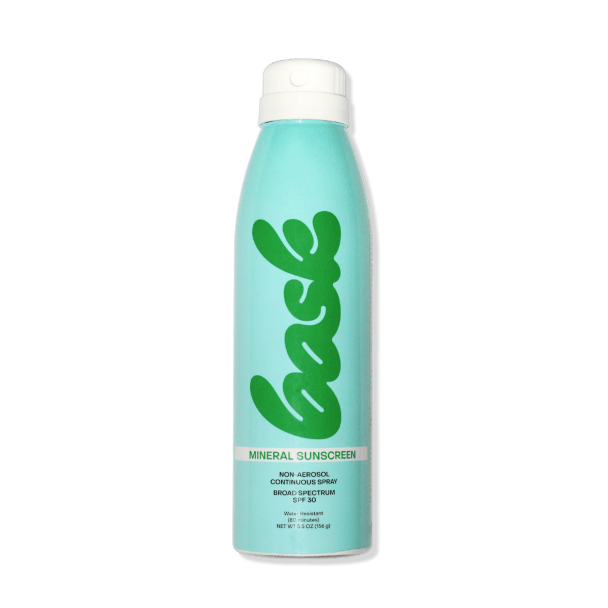 Bask Suncare Sunscreen SPF 30 / Individual SPF 30 Mineral Fragrance-Free Non-Aerosol Spray