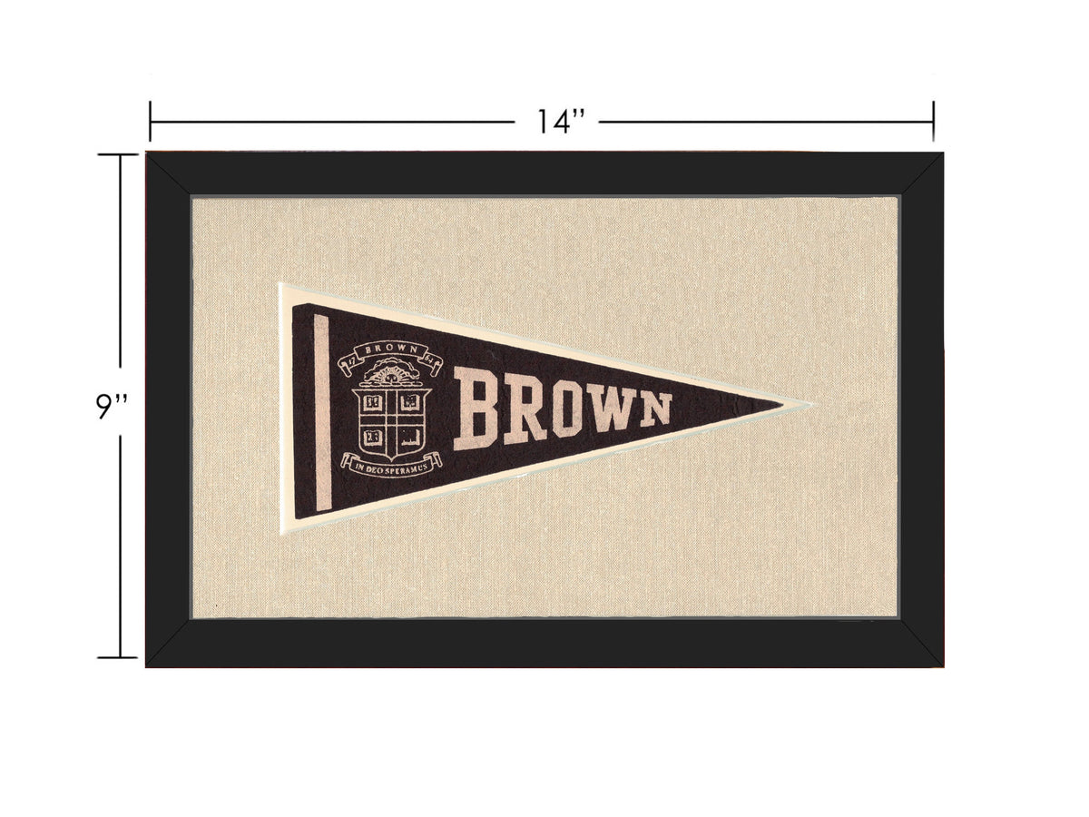 Vintage Brown Pennant