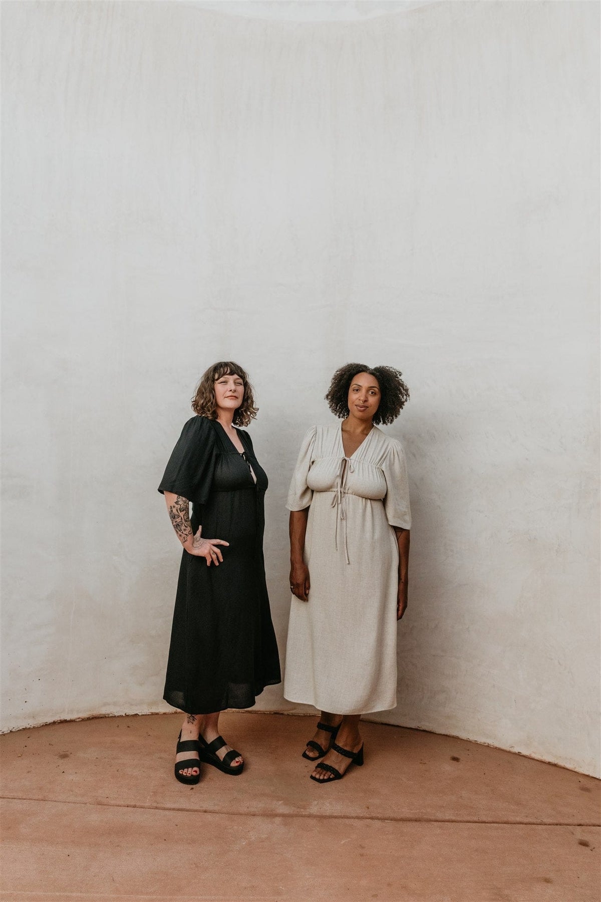 Field Day Dress Tyrah Dress in Oat Linen