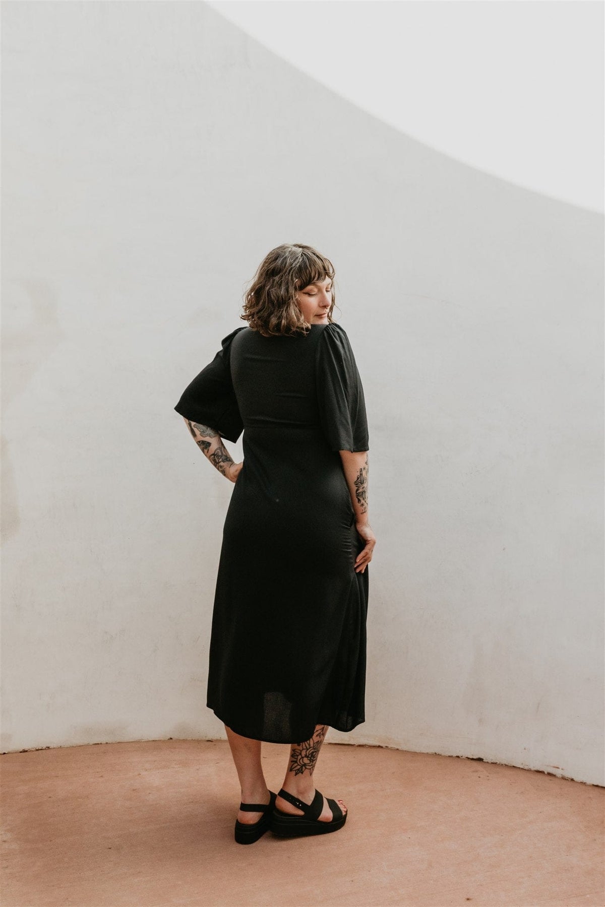 Field Day Dress Tyrah Dress in Black Challis