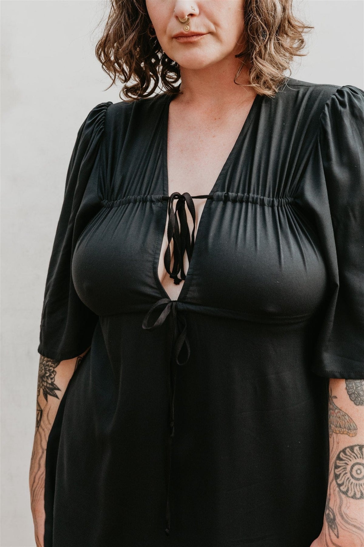 Field Day Dress Tyrah Dress in Black Challis