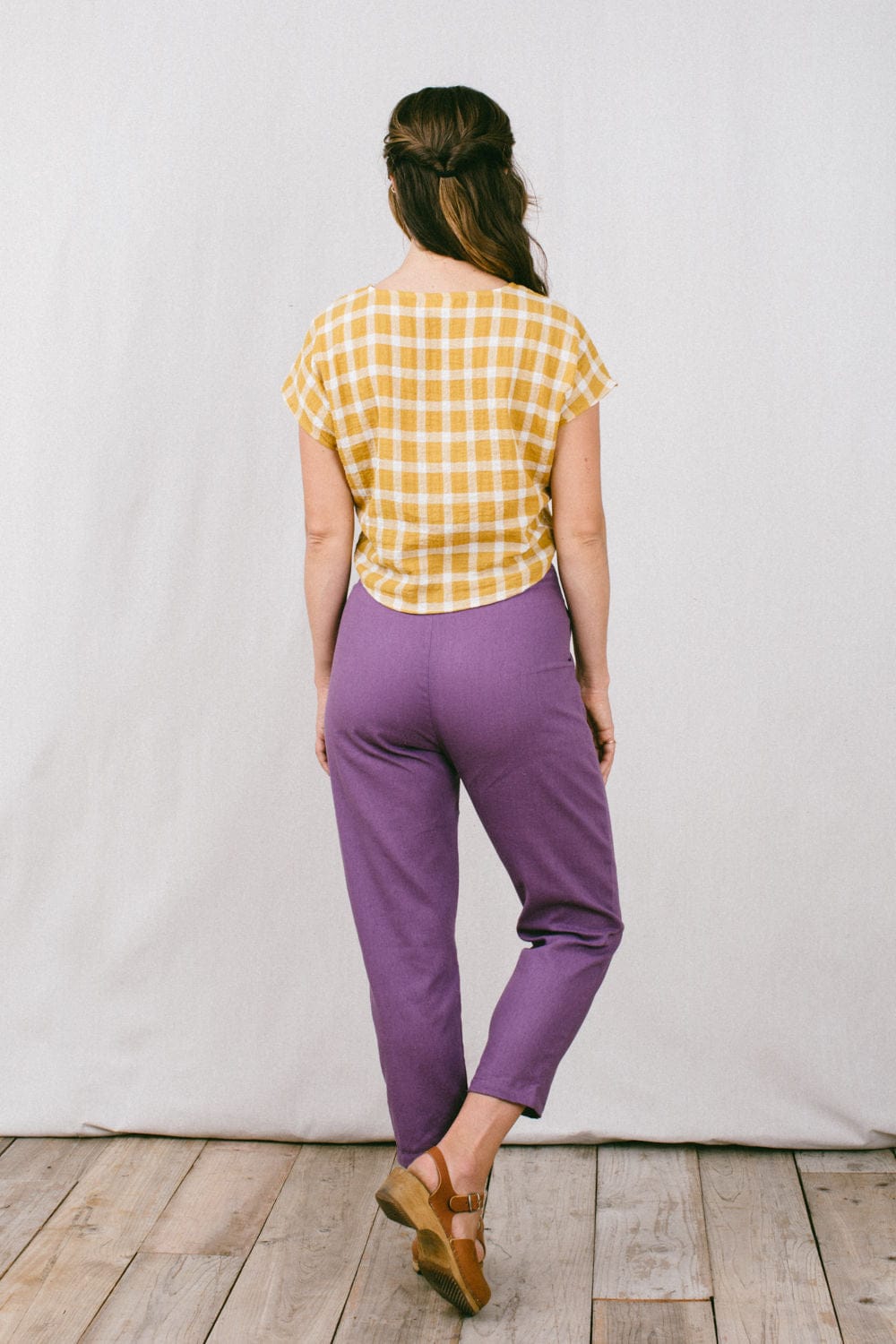 Field Day Pants Perfect Pant 2.0 in Heliotrope Linen