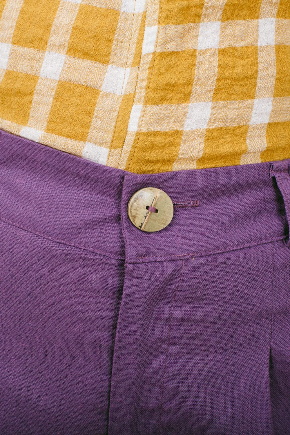 Field Day Pants Perfect Pant 2.0 in Heliotrope Linen