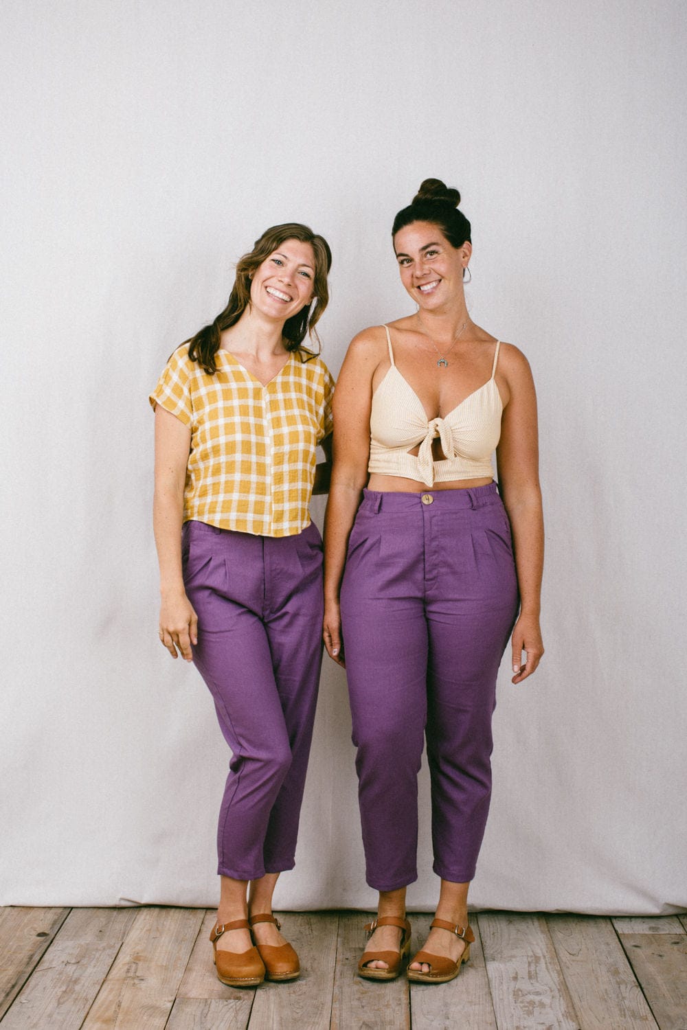Field Day Pants Perfect Pant 2.0 in Heliotrope Linen