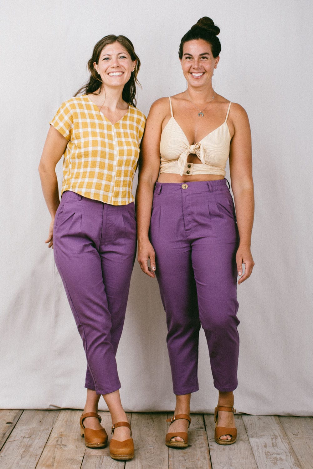 Field Day Pants Perfect Pant 2.0 in Heliotrope Linen