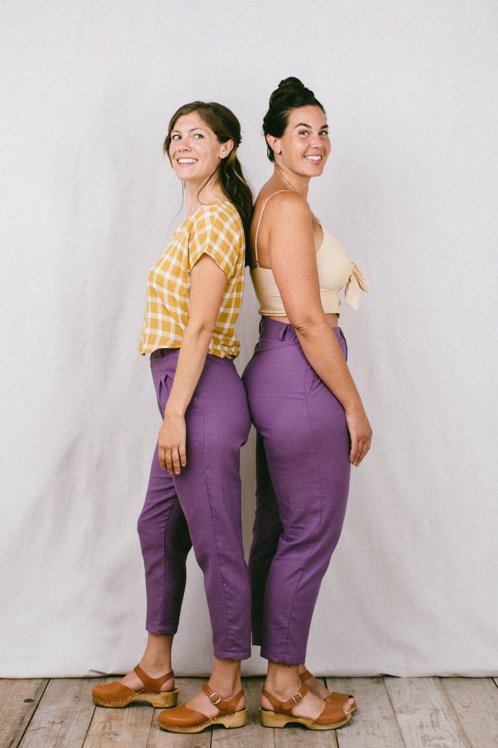 Field Day Pants Perfect Pant 2.0 in Heliotrope Linen