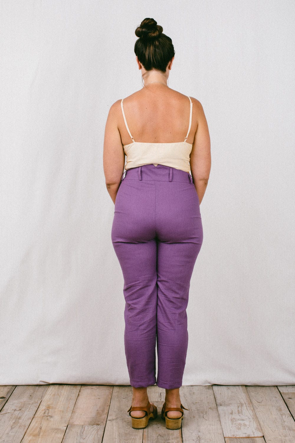 Field Day Pants Perfect Pant 2.0 in Heliotrope Linen