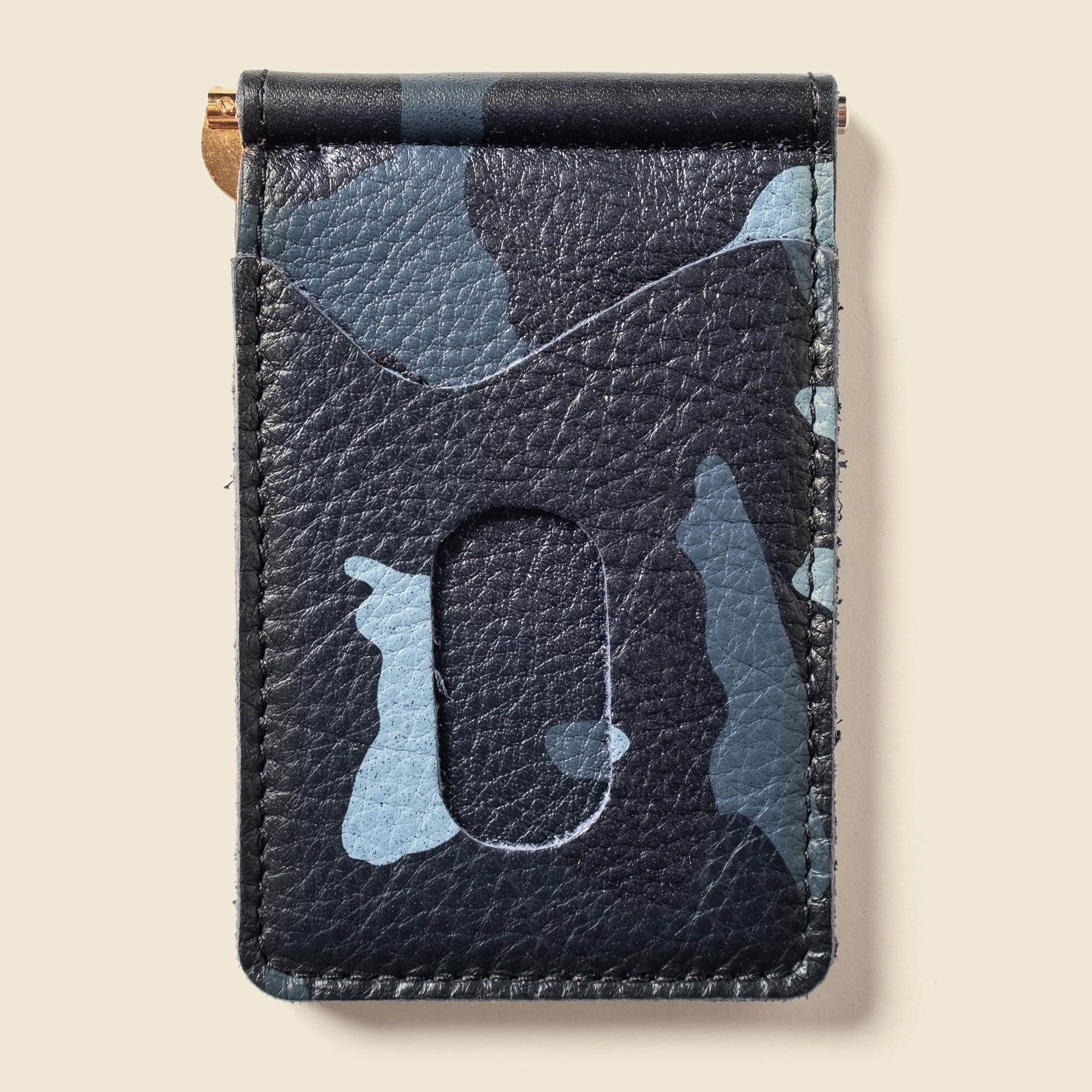 Money Clip Wallet - Blue Camo