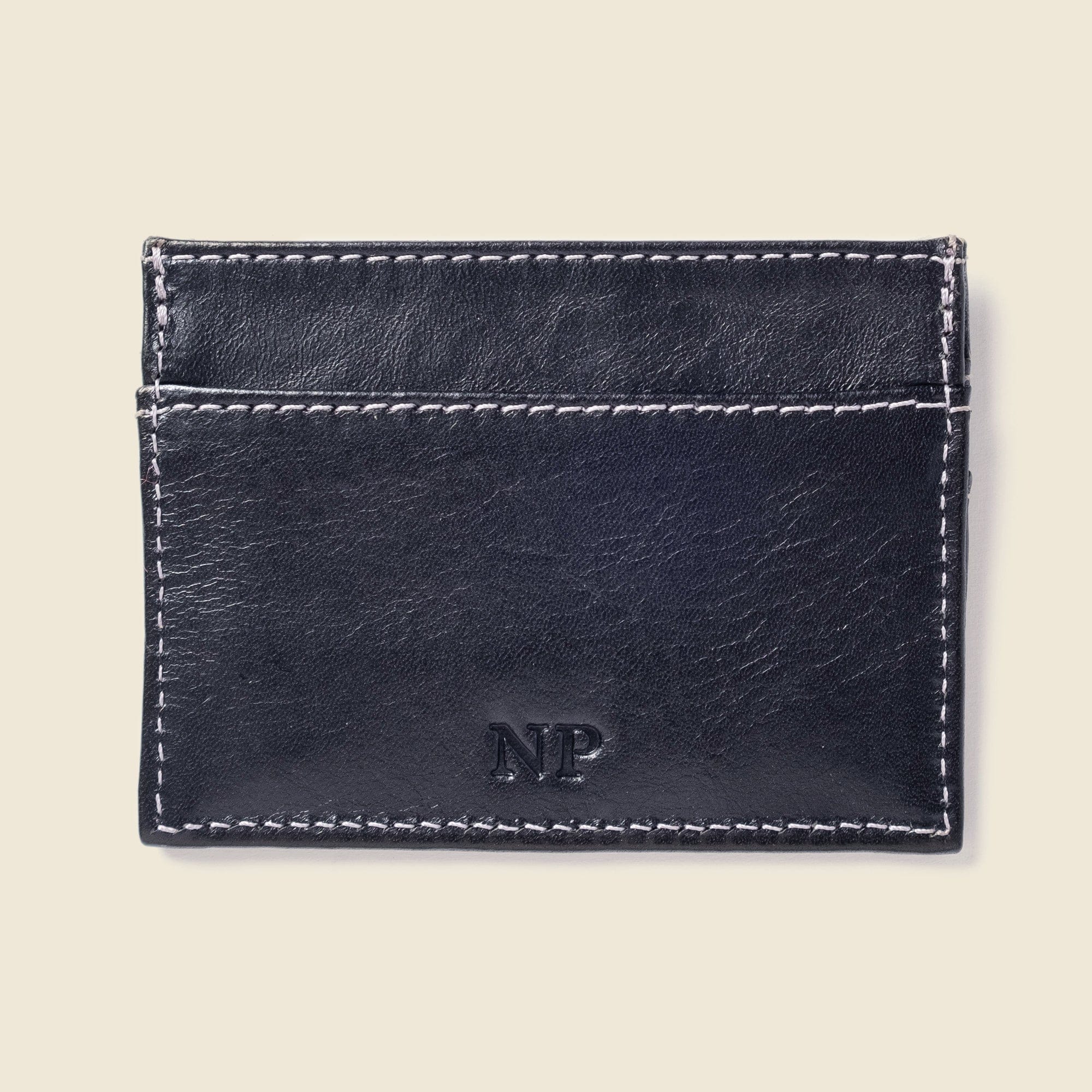 CASUPO Slim Card Holder Yes please! (+$10) Slim Card Holder Wallet with RFID Protection - Black