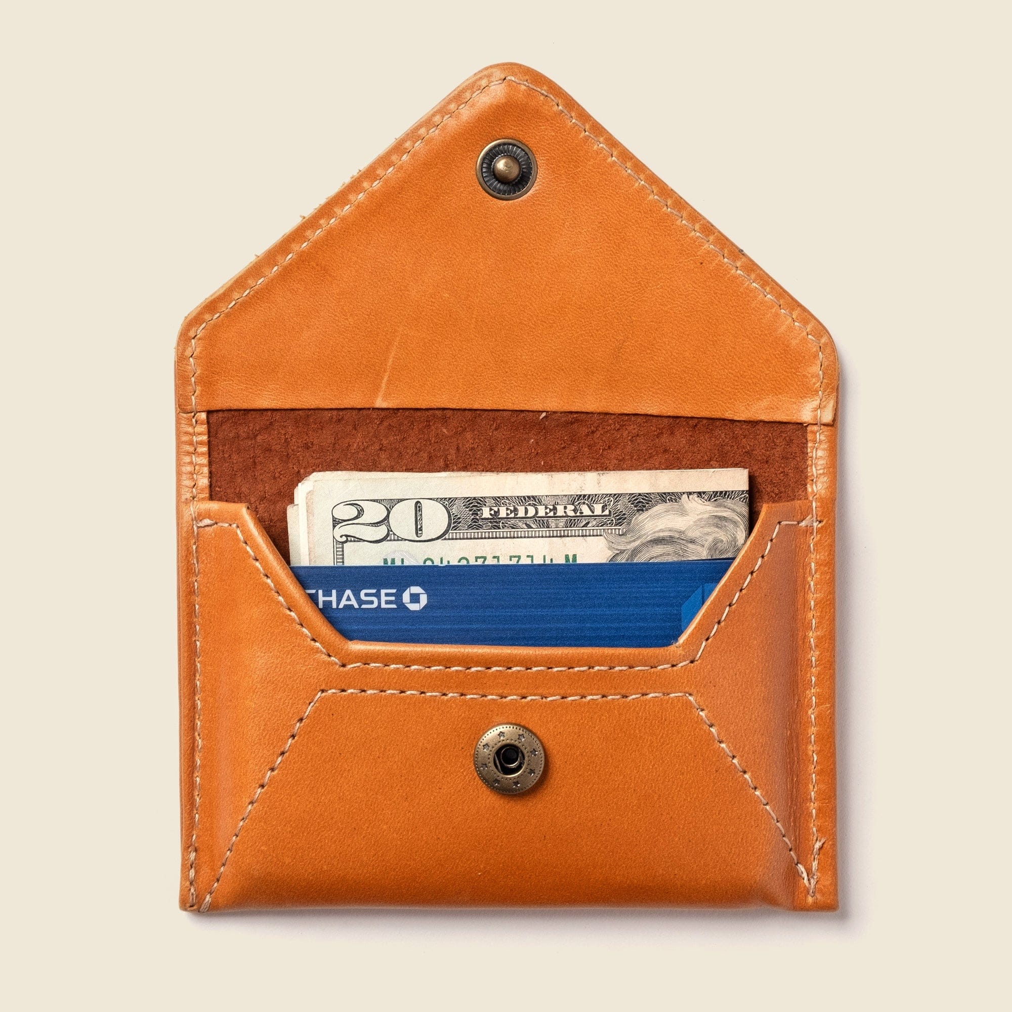 CASUPO Envelope Wallet Mini Envelope Wallet With RFID protection - Honey