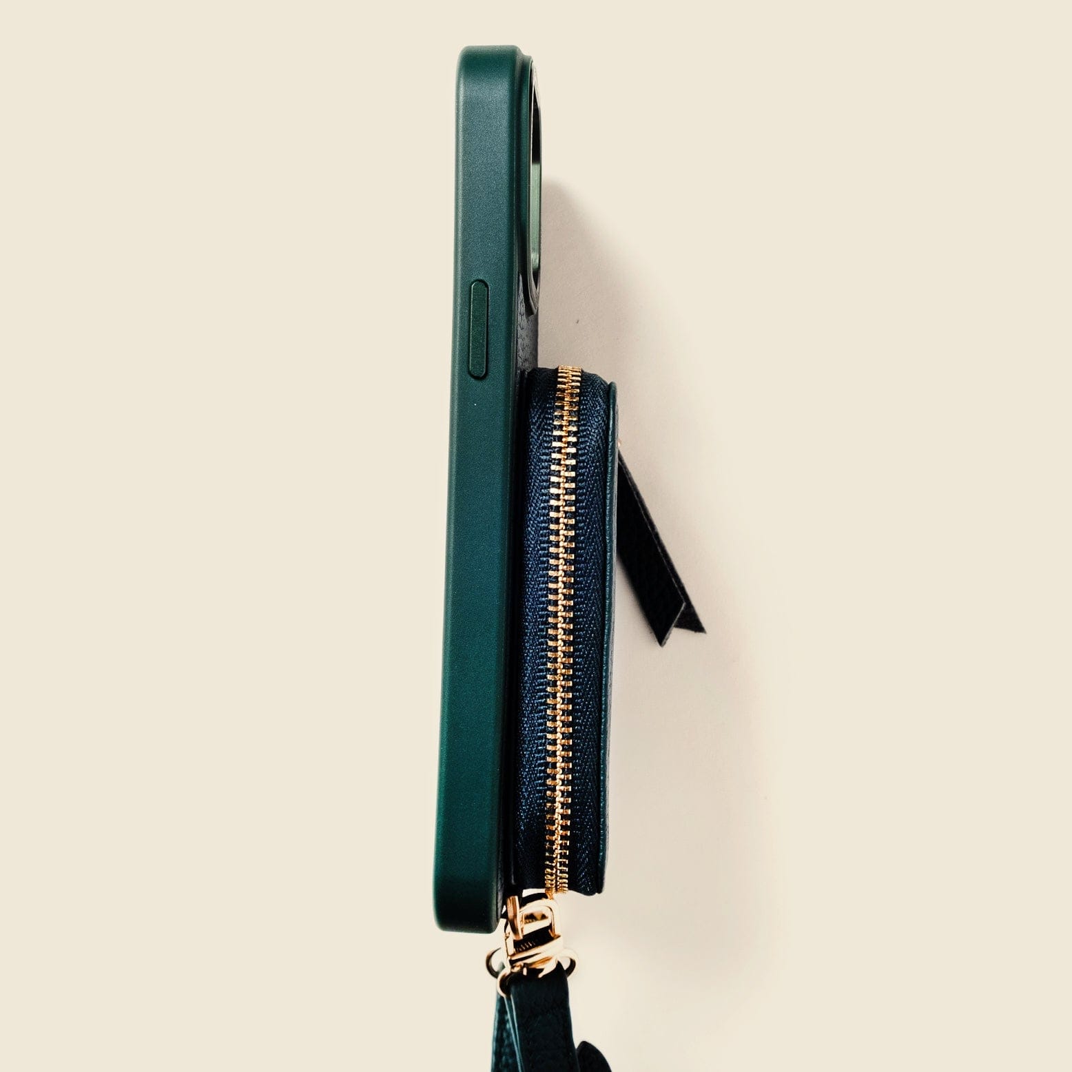 iPhone Case and Wallet with Long Strap - Forest