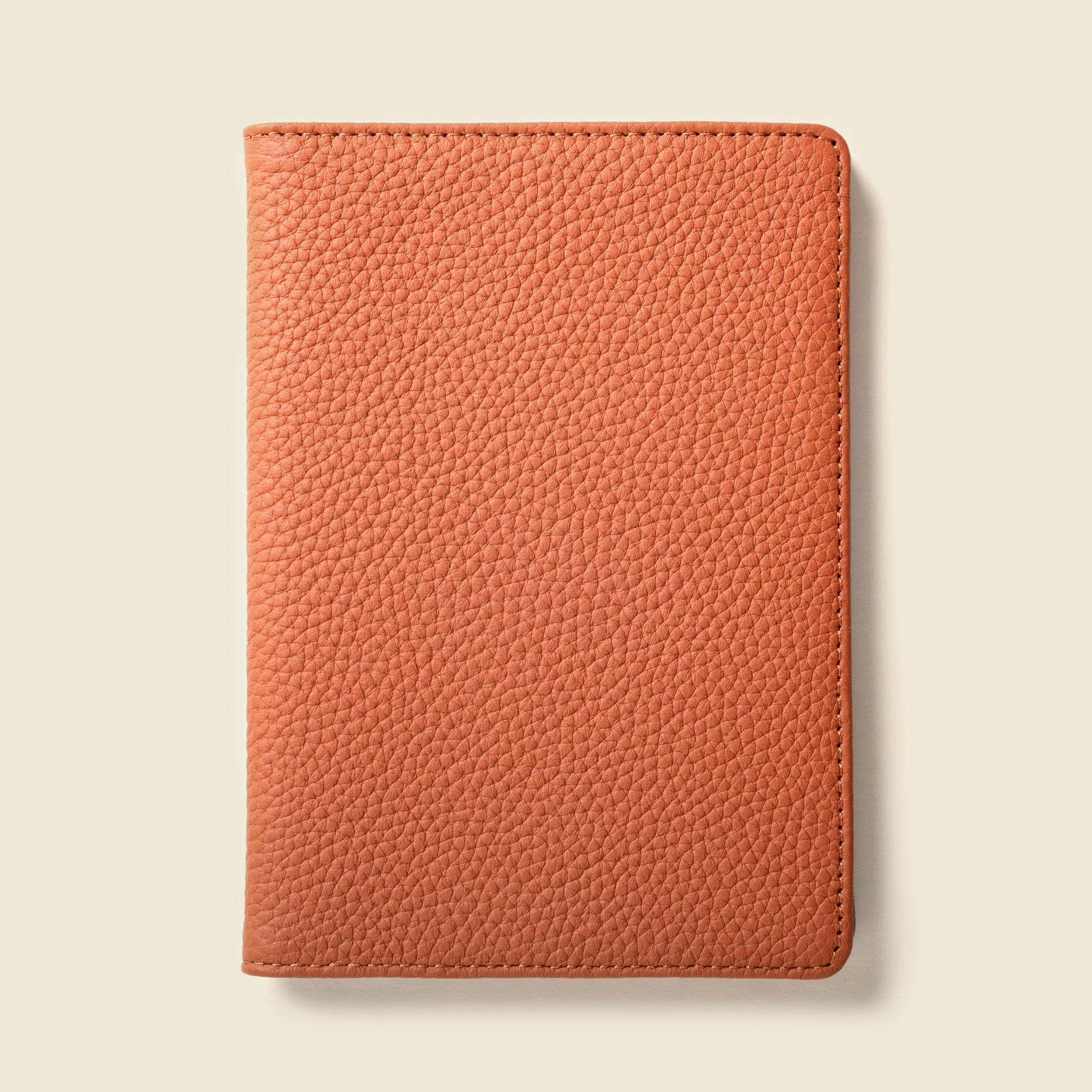 CASUPO Small Leather Goods Leather Passport Wallet with RFID - Tan