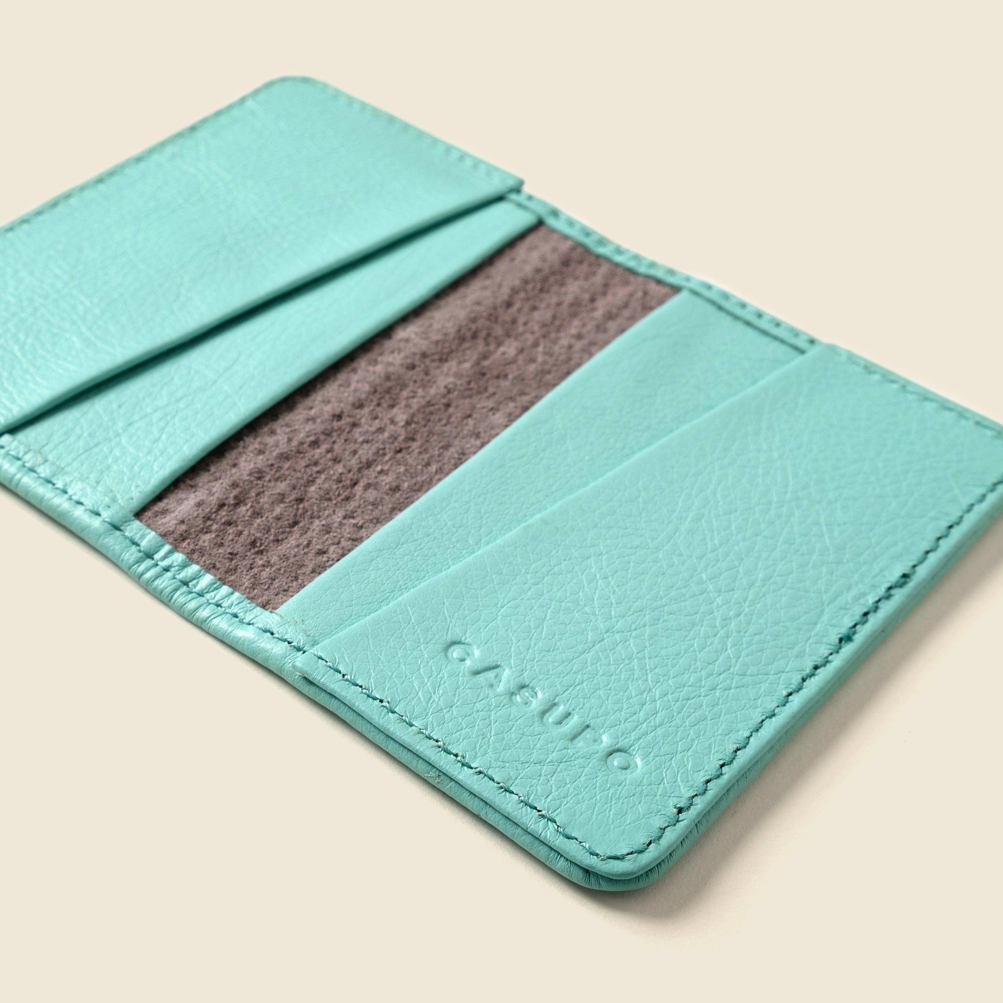 CASUPO Small Bifold Compact Bifold with RFID Protection - Baby Blue