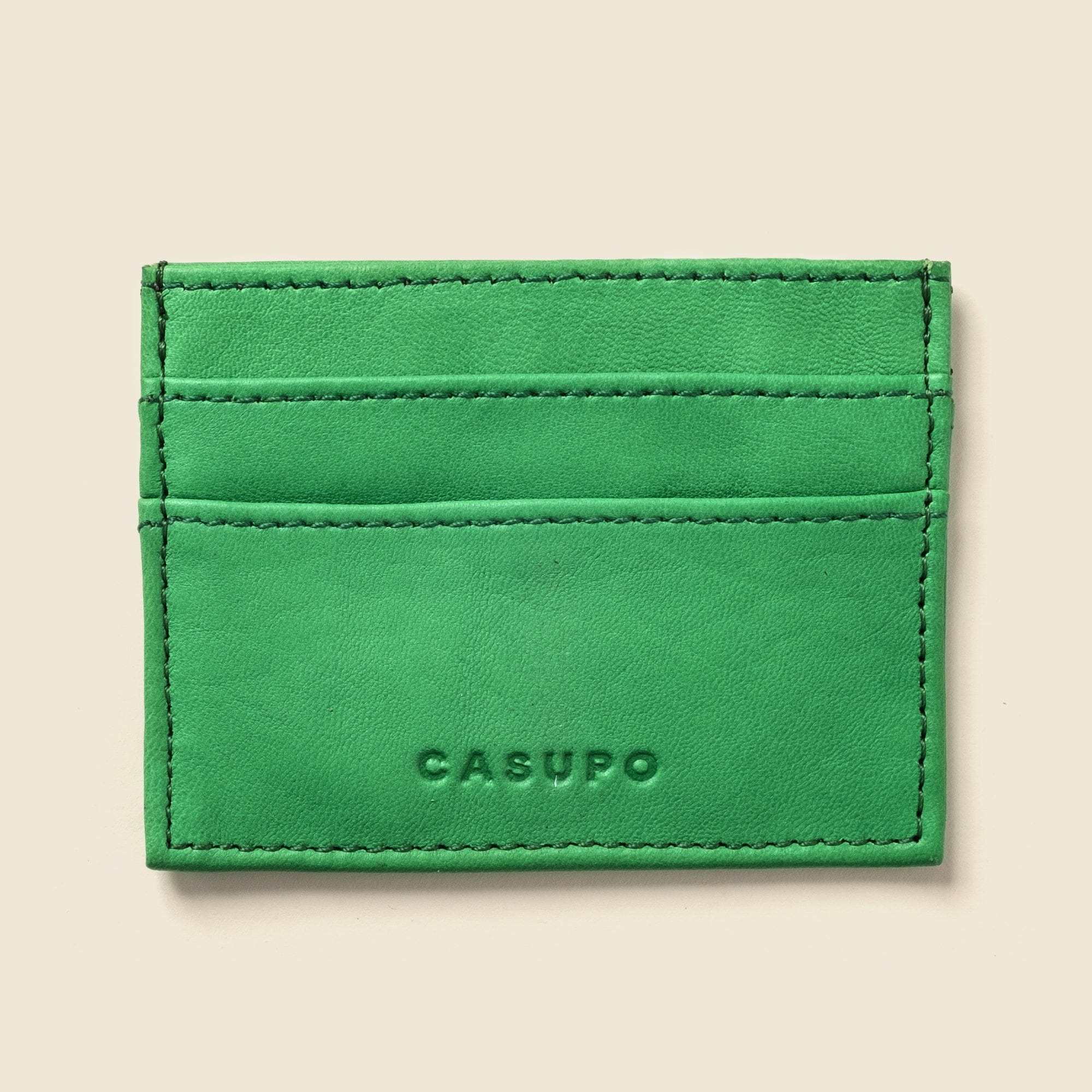 CASUPO Slim Card Holder Slim Card Holder Wallet With RFID Protection - Green