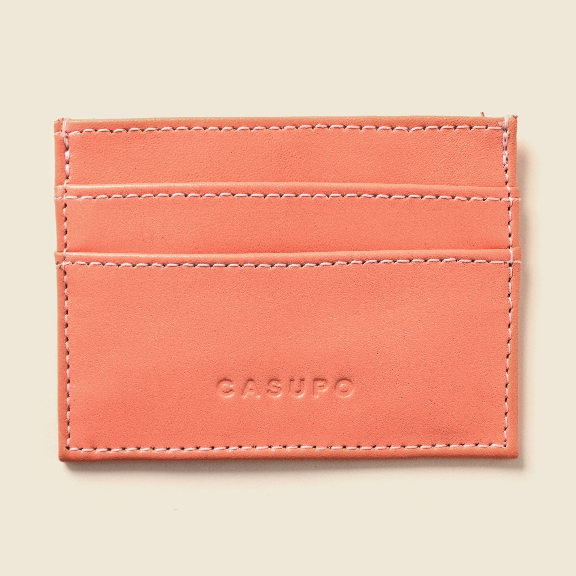 CASUPO Slim Card Holder Slim Card Holder Wallet With RFID Protection - Pink