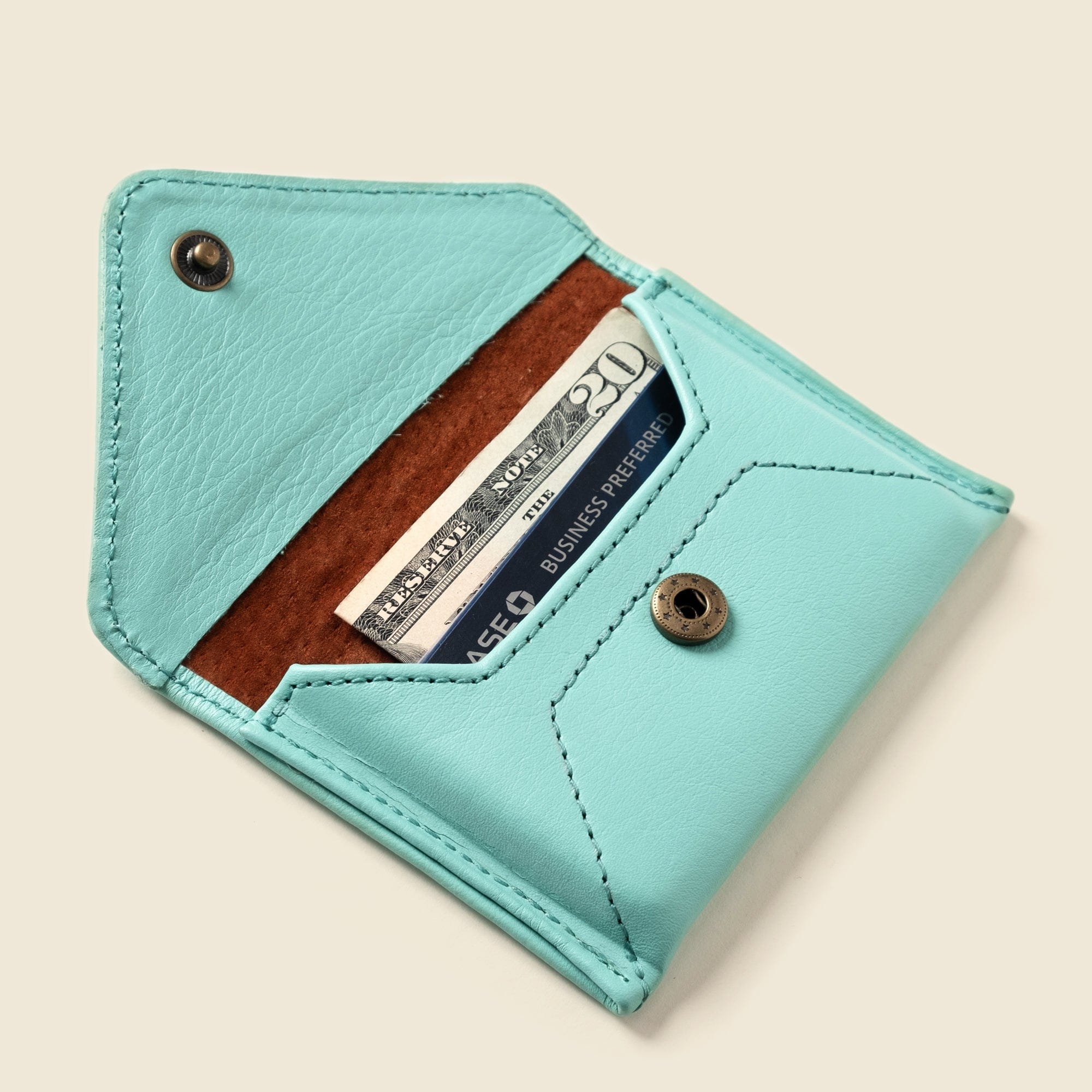 CASUPO Envelope Wallet Mini Envelope Wallet With RFID protection - Baby Blue