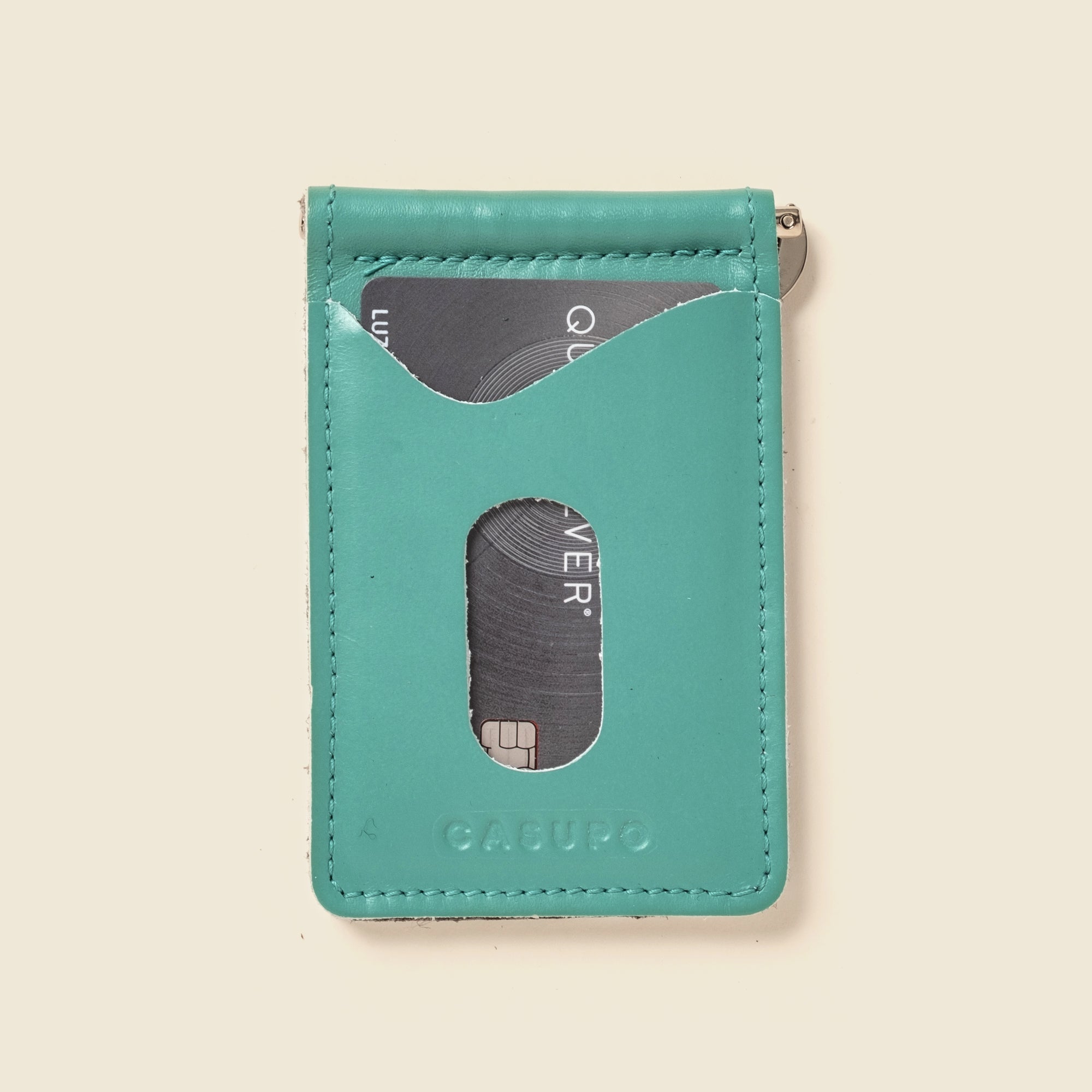 CASUPO Money Clip Wallet Money Clip Wallet - Teal