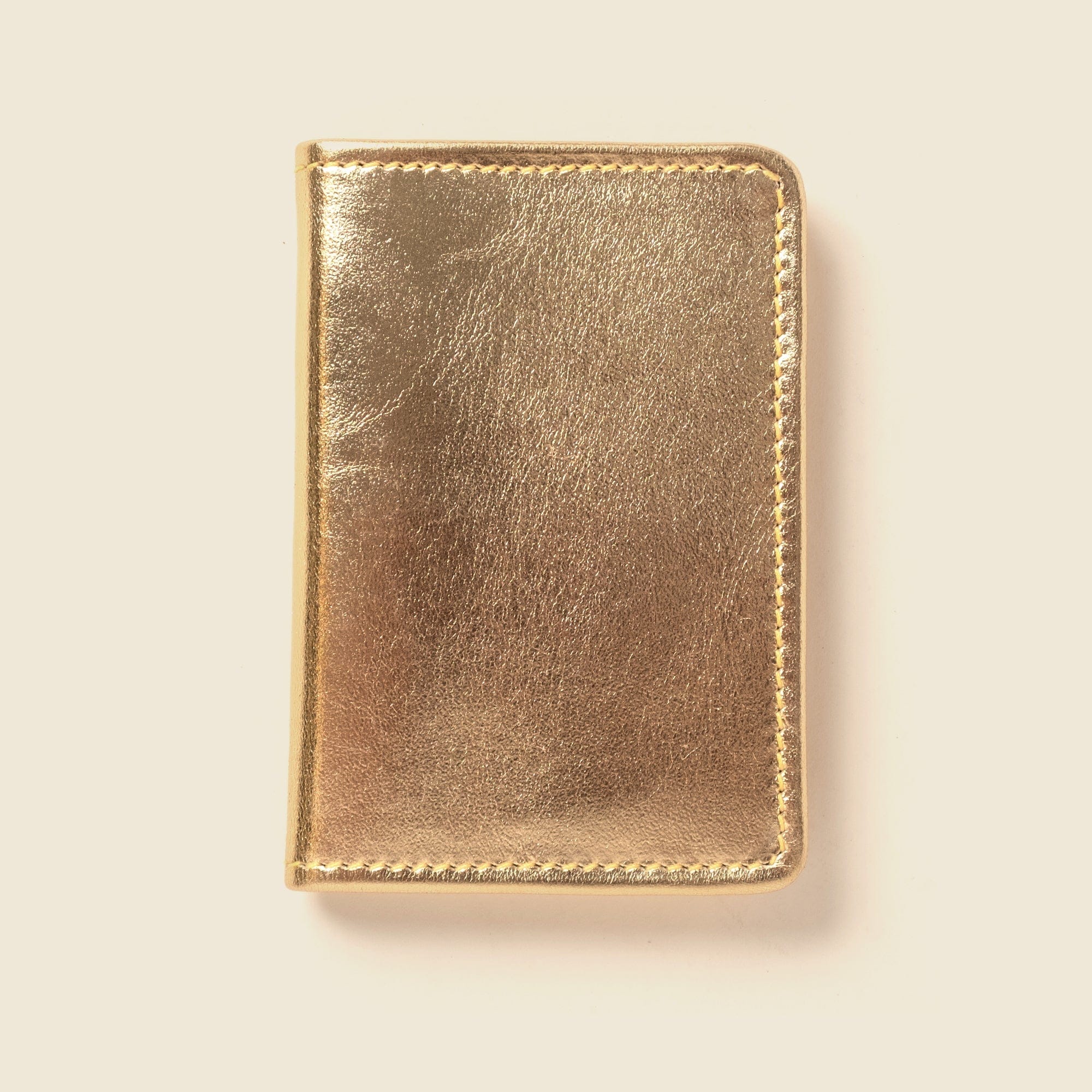 CASUPO Small Bifold Compact Bifold with RFID Protection - Gold