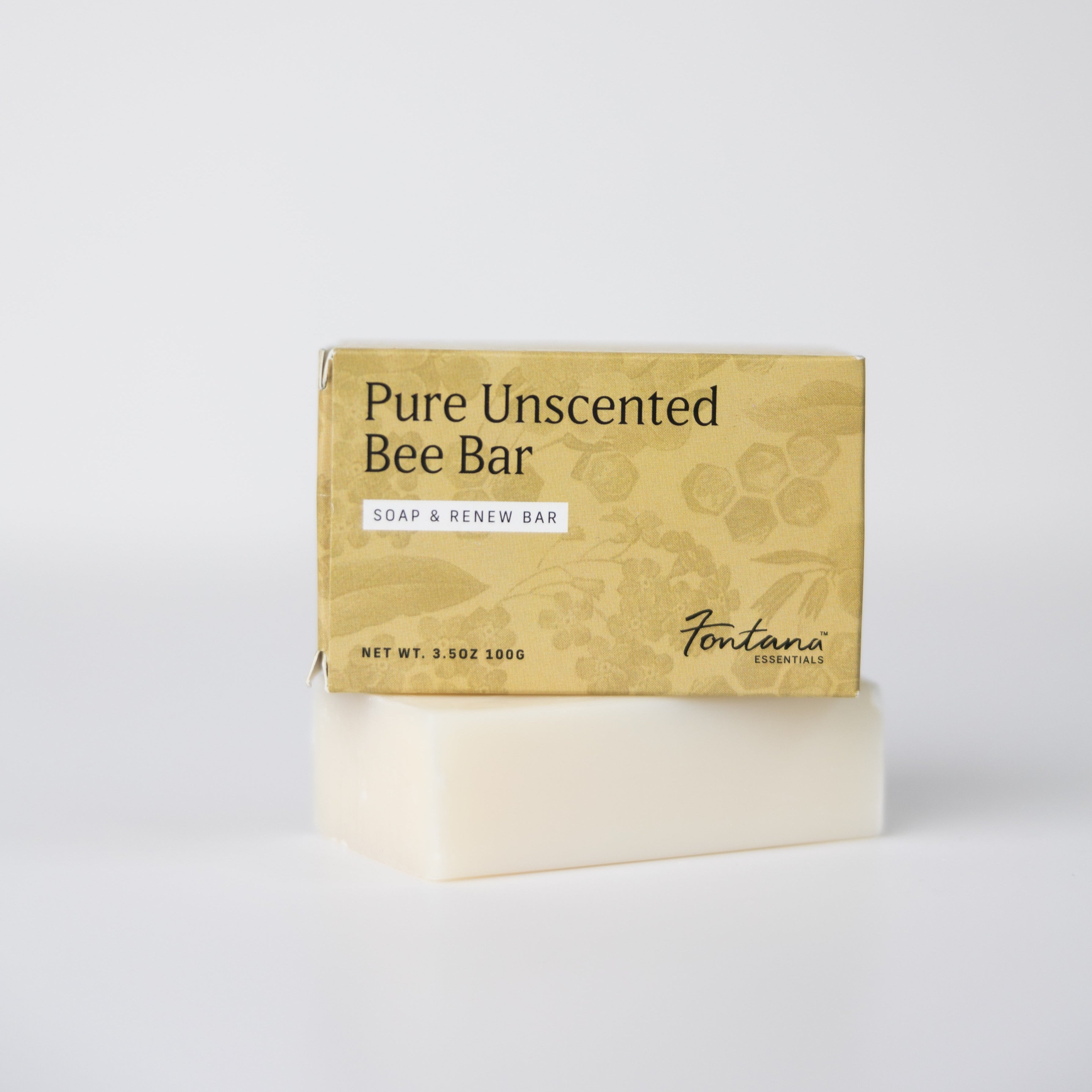 Pure Unscented Bee Bar Soap With Honey - My American Goods