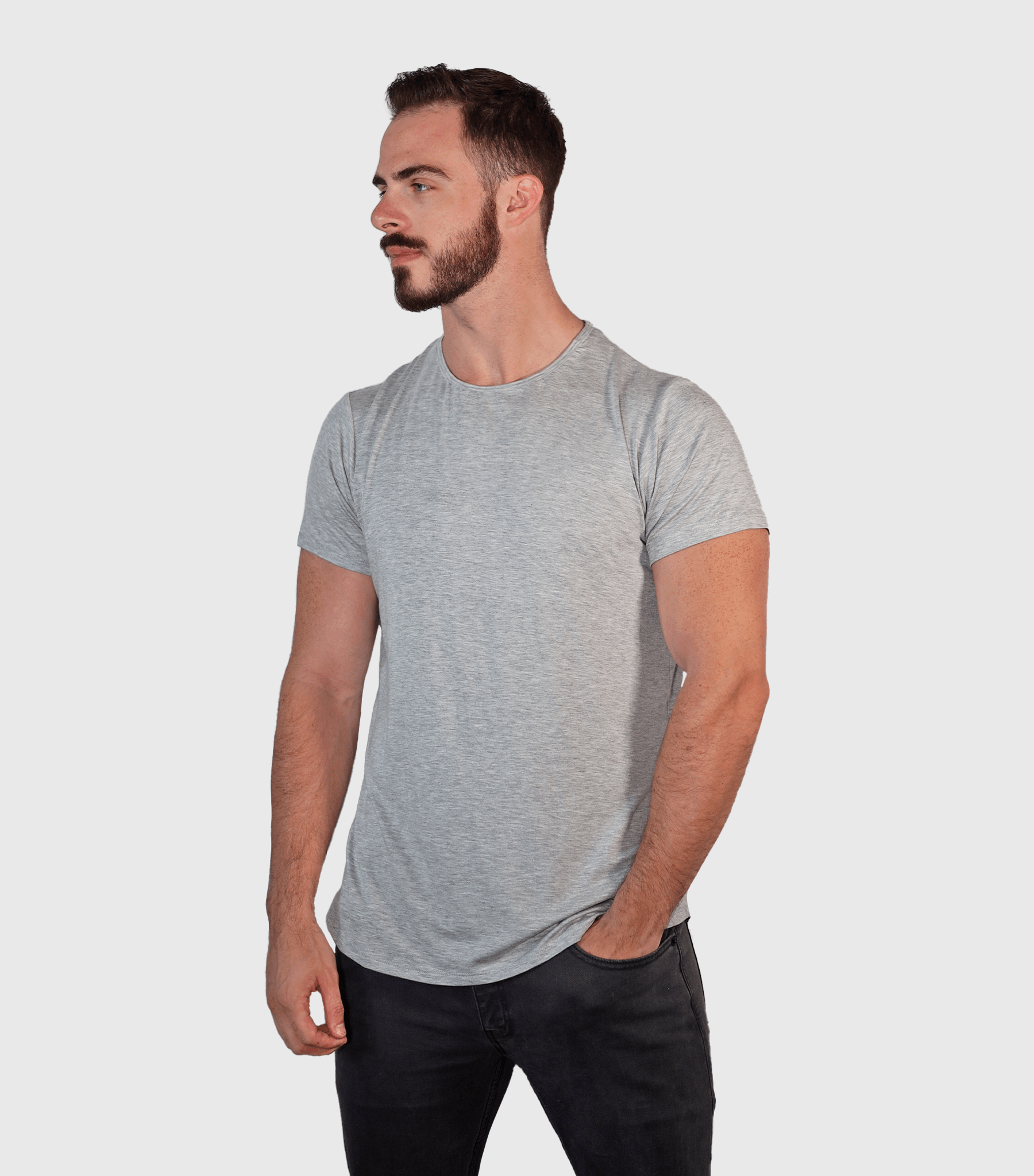 Bamtech Shirt Bamboo Swift Curve-Hem T-Shirt - Sandstone