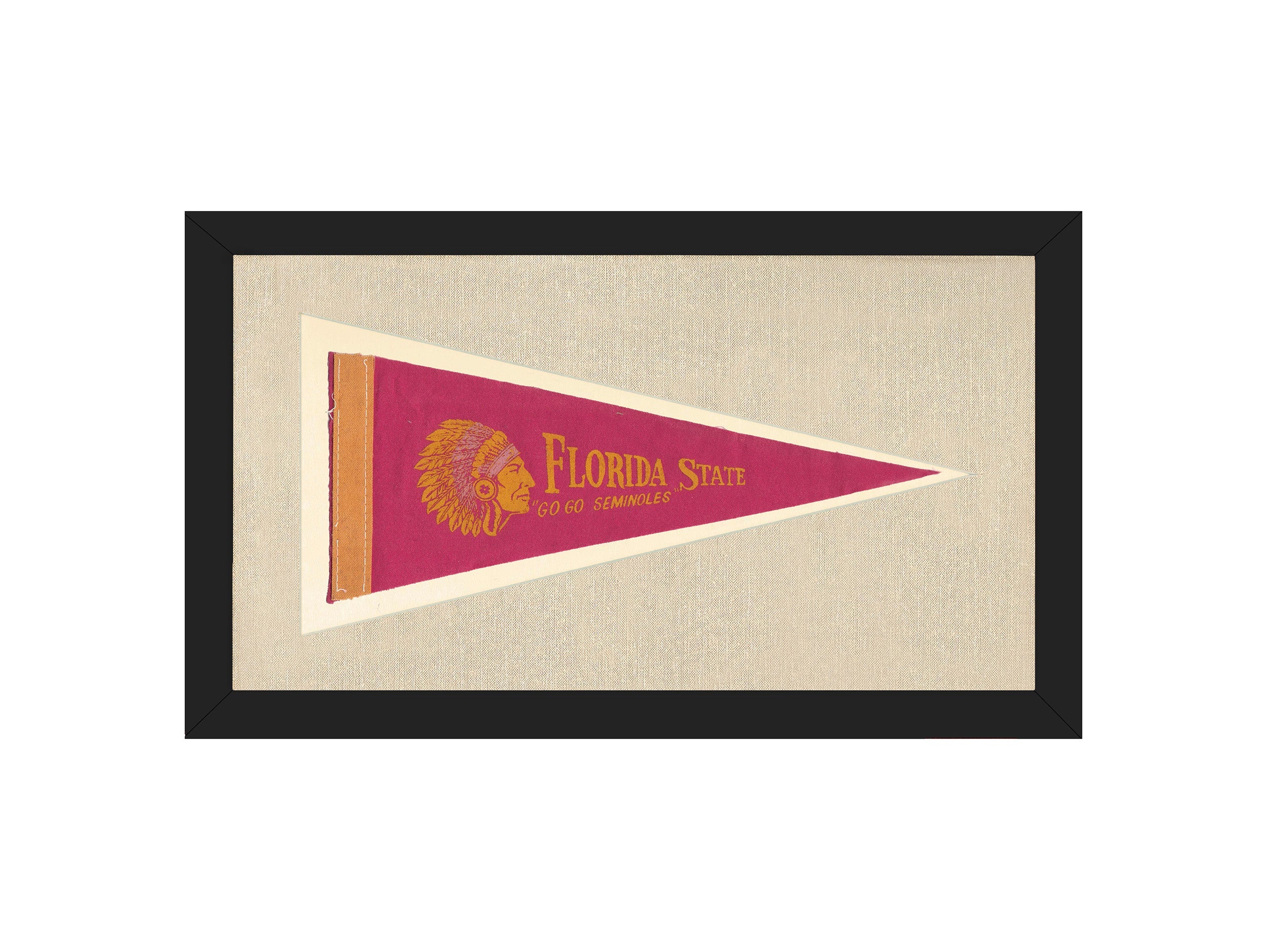 Vintage Florida State University Pennant (circa 1950s)