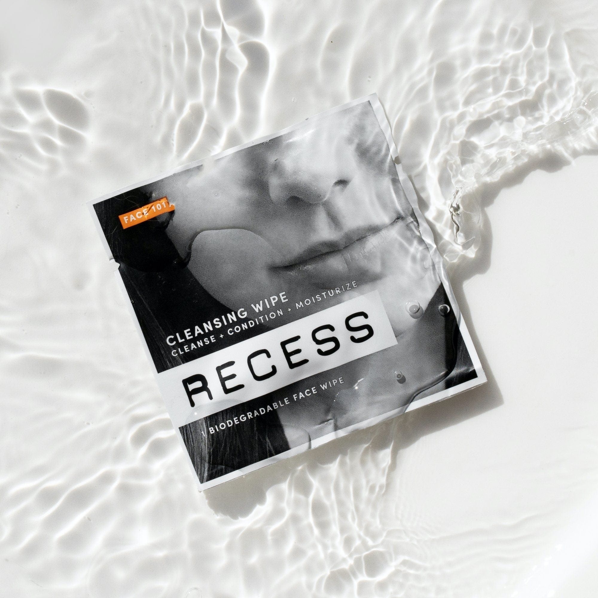 RECESS body wipe FACE 101: Cleansing Wipes (Pack of 15)