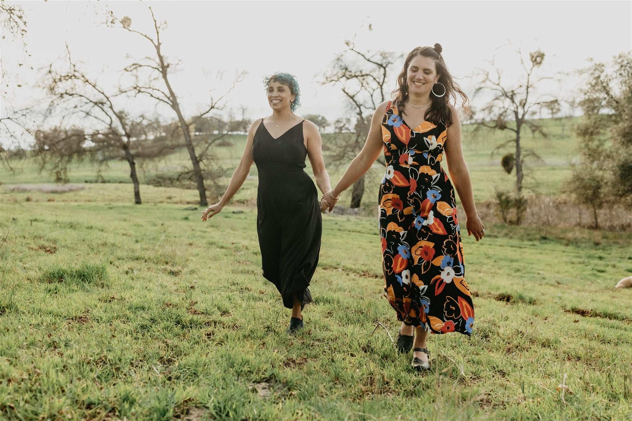 Field Day Dress Meadow Dress in Abstract Floral