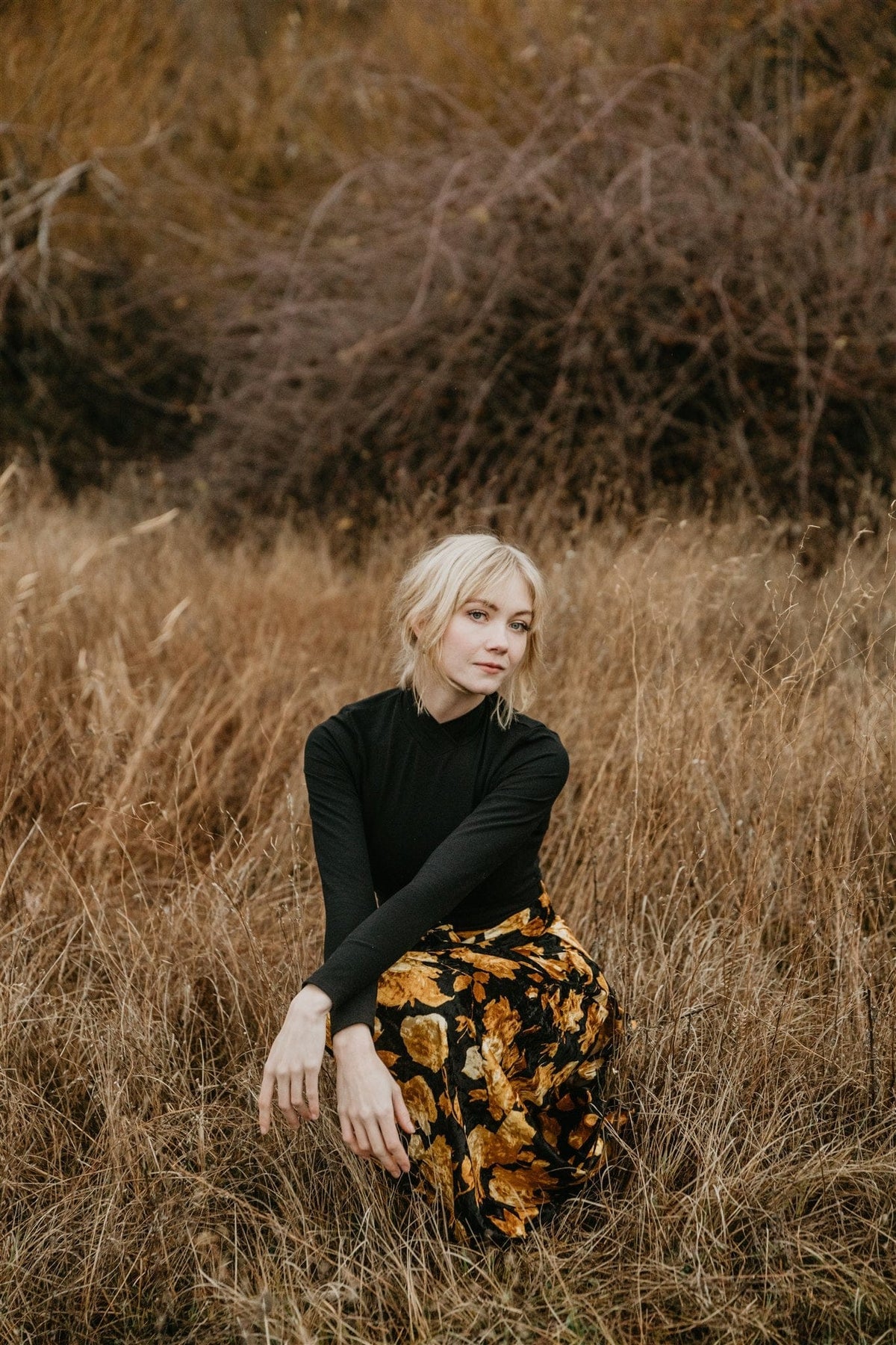 Field Day Top Mock Top in Black