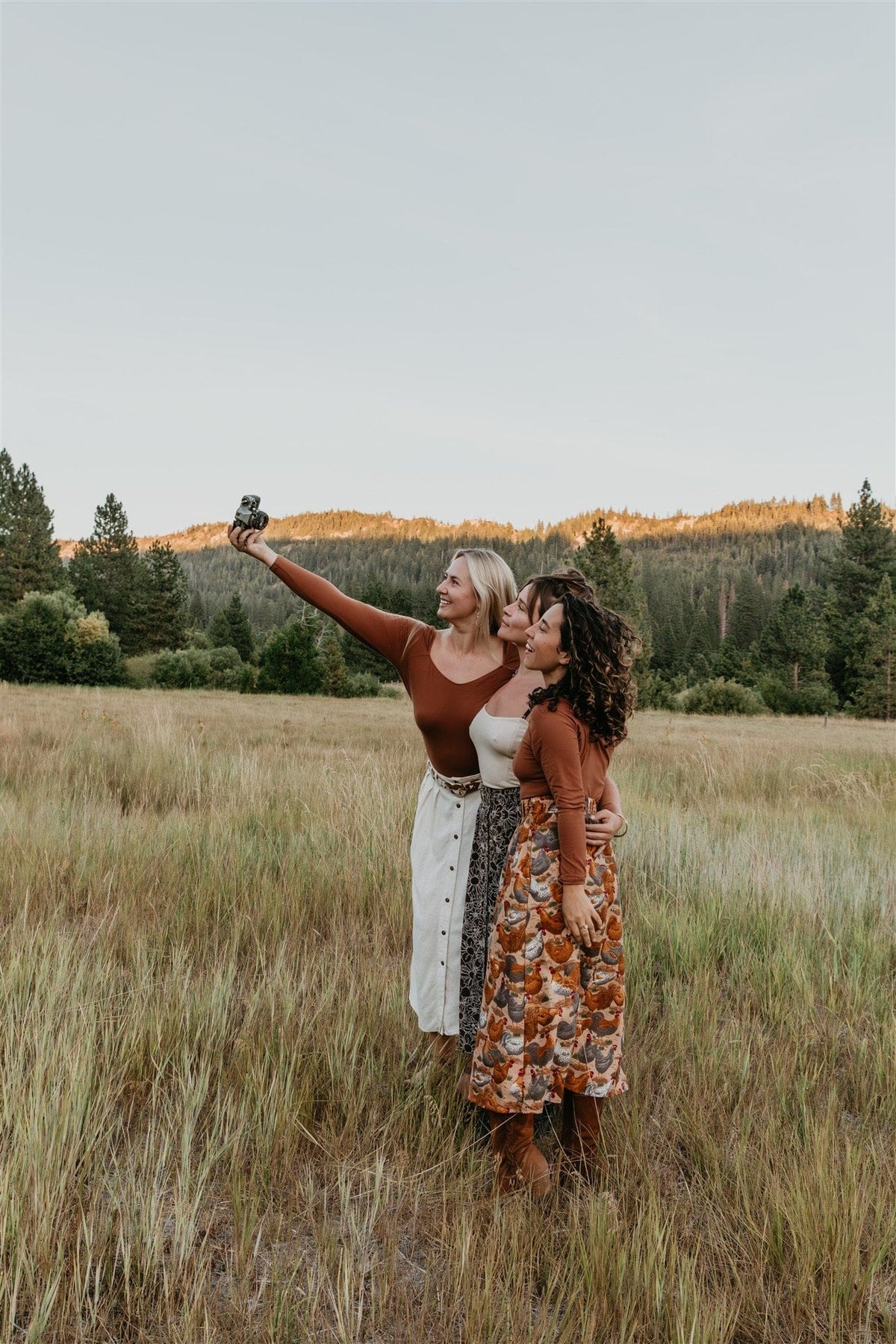 Field Day Top Camille Top in Sienna Brown