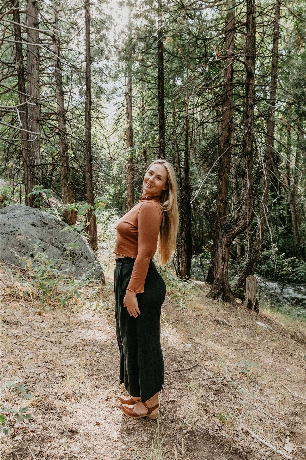 Field Day Pants Rue Pants in Black Linen
