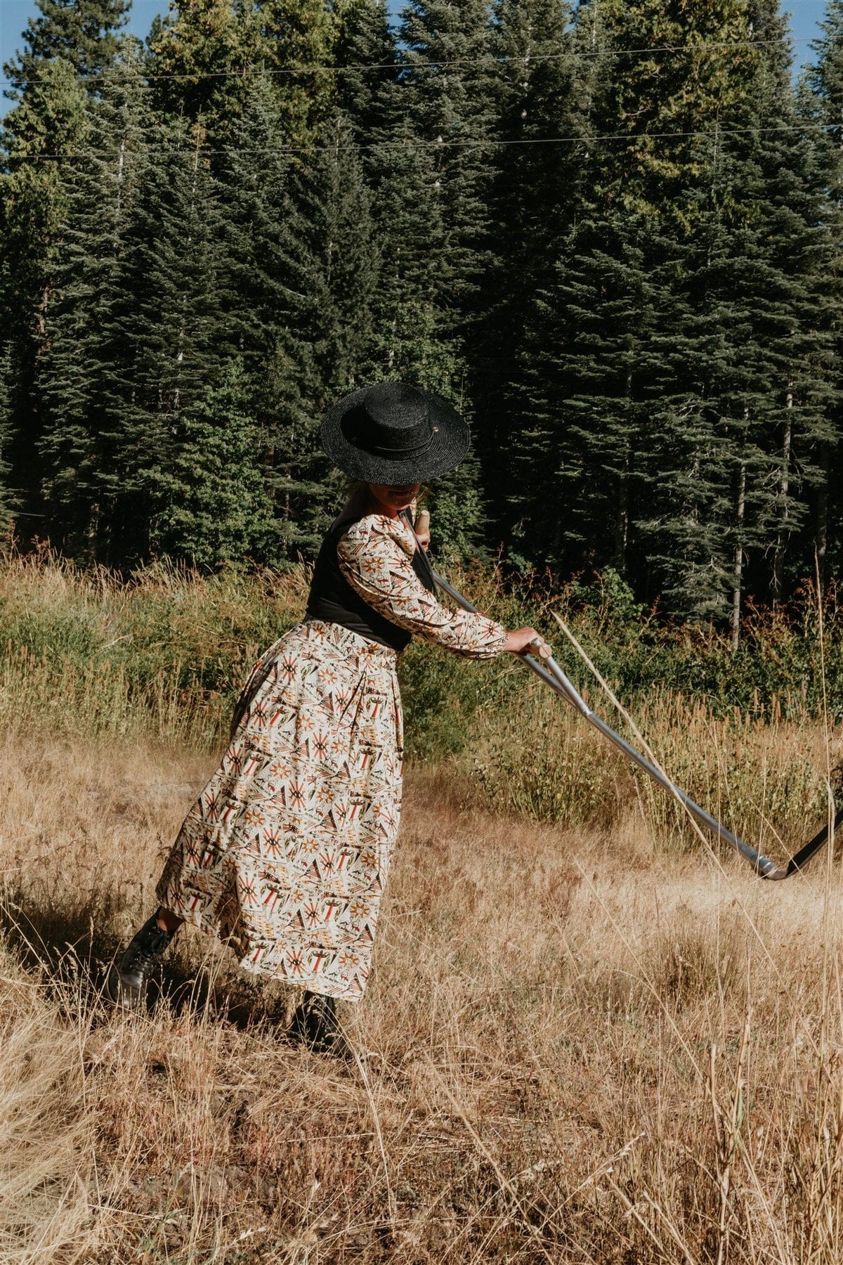Field Day Skirt Rue Skirt in Cotton Tarot