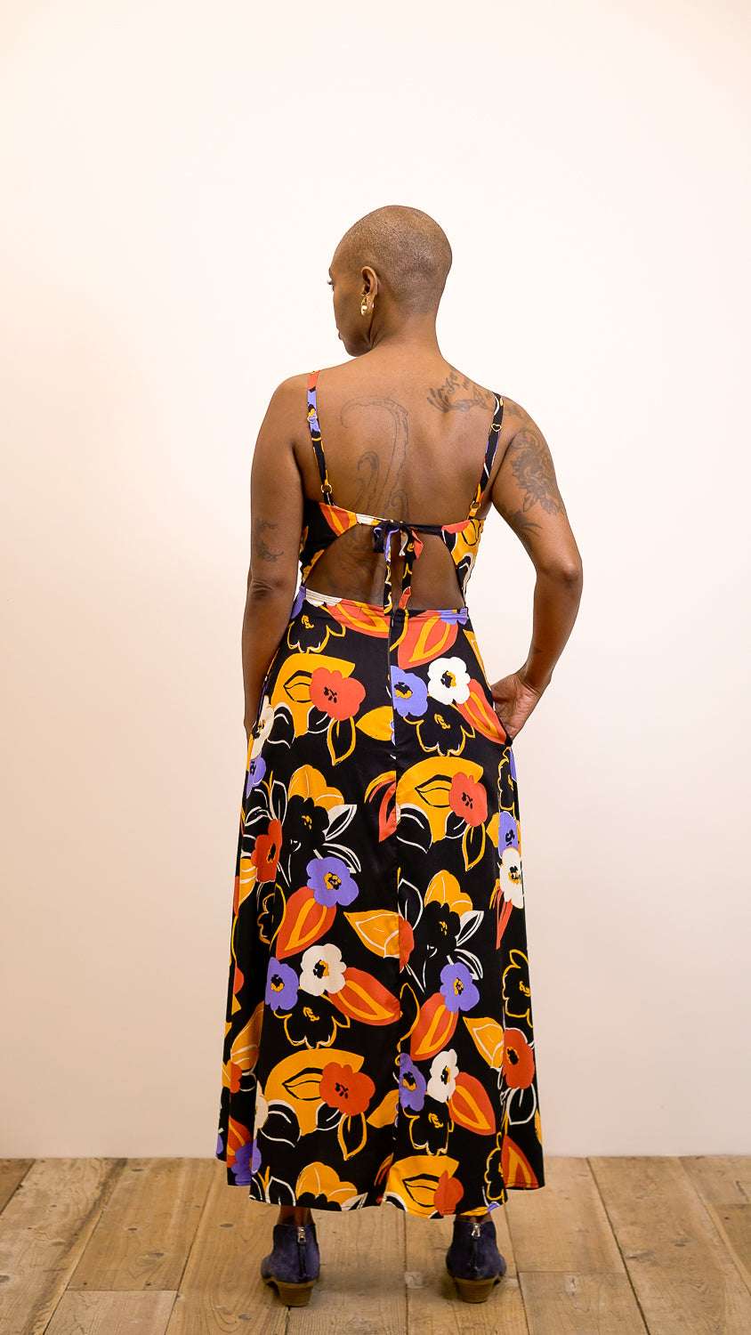 Field Day Dress Meadow Dress in Abstract Floral