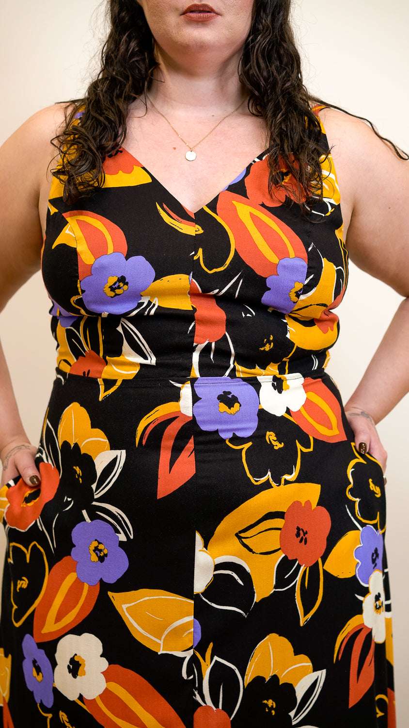 Field Day Dress Meadow Dress in Abstract Floral