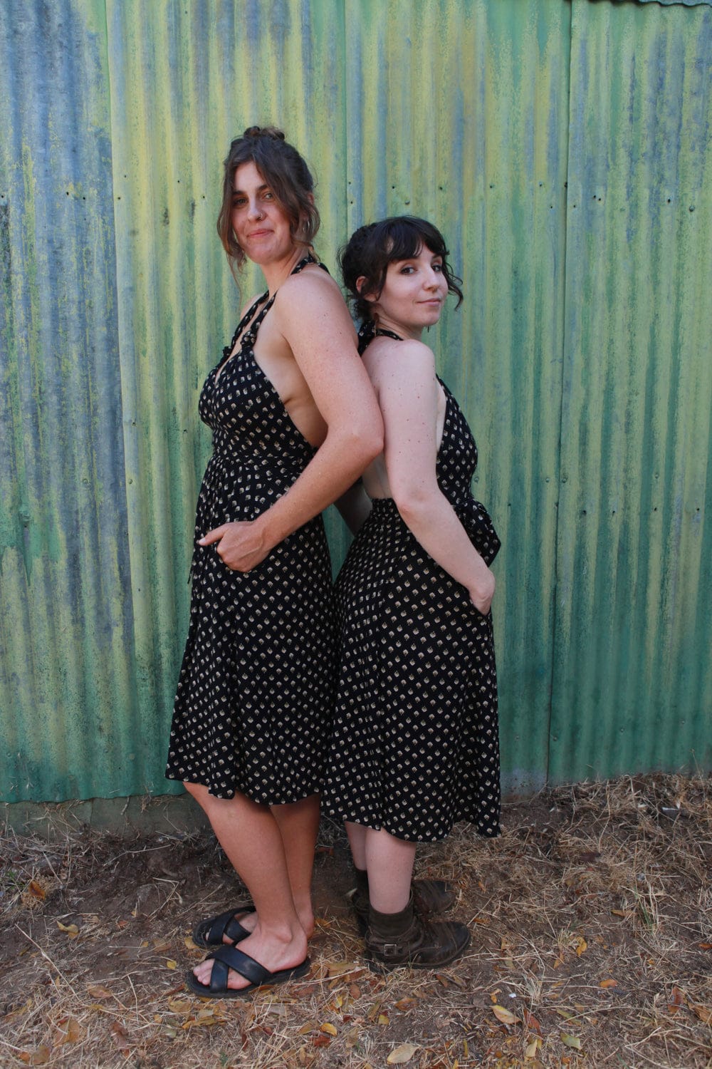 Field Day Dress Monroe Dress in Black Blossom Crepe