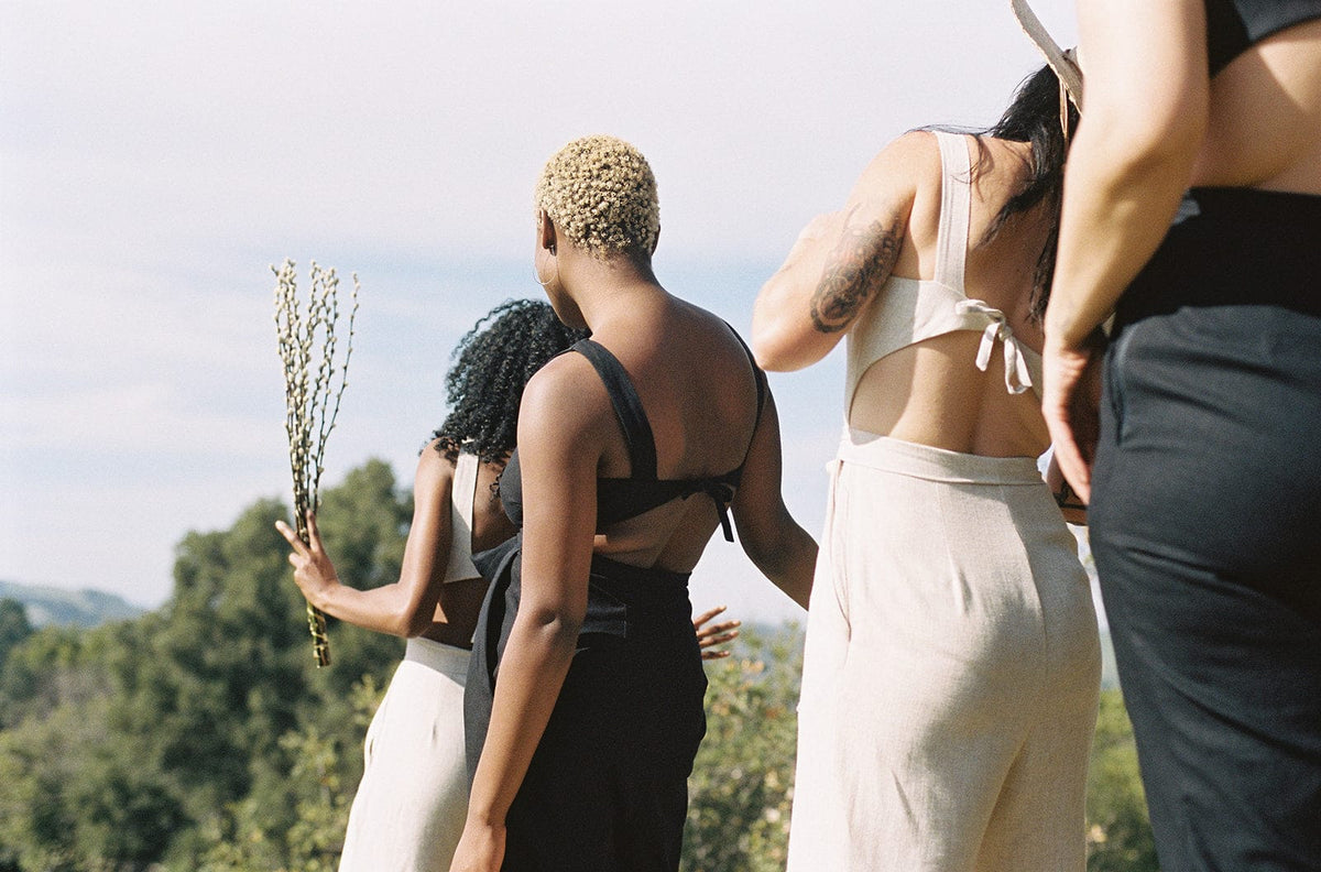 Field Day Jumpsuit Liberty Jumpsuit in Black Linen