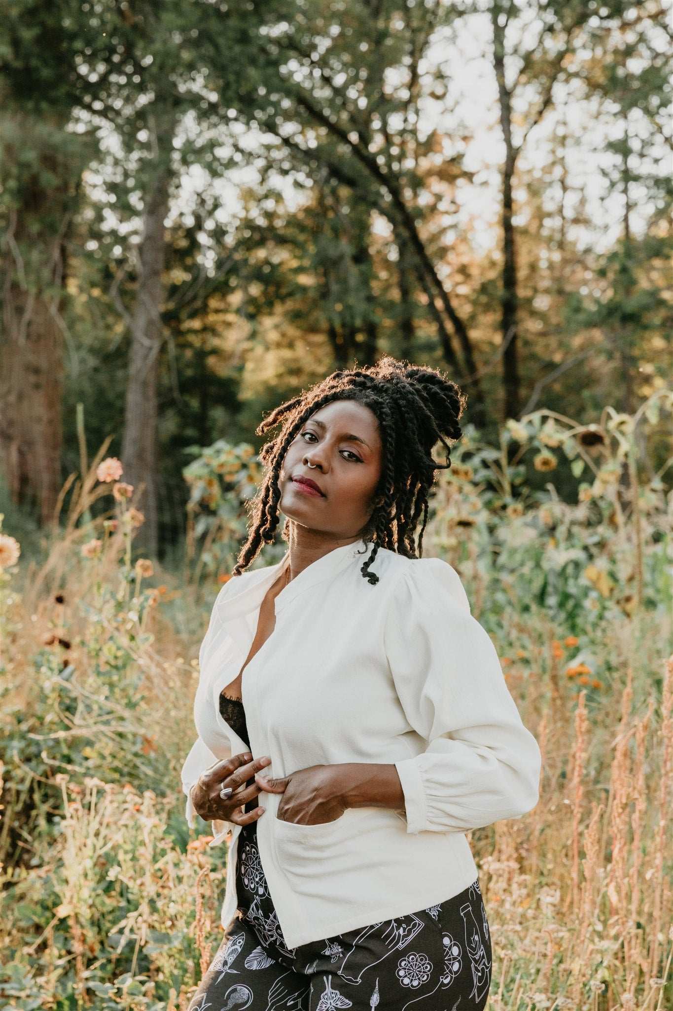 Field Day Jacket Jane Jacket in Textured White