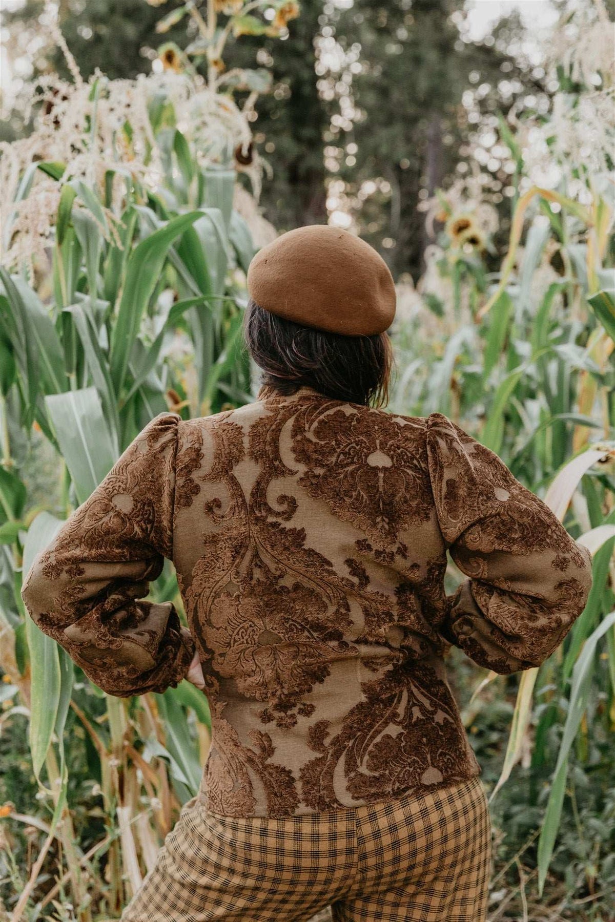 Field Day Jacket Jane Jacket in Bronze Jaquard