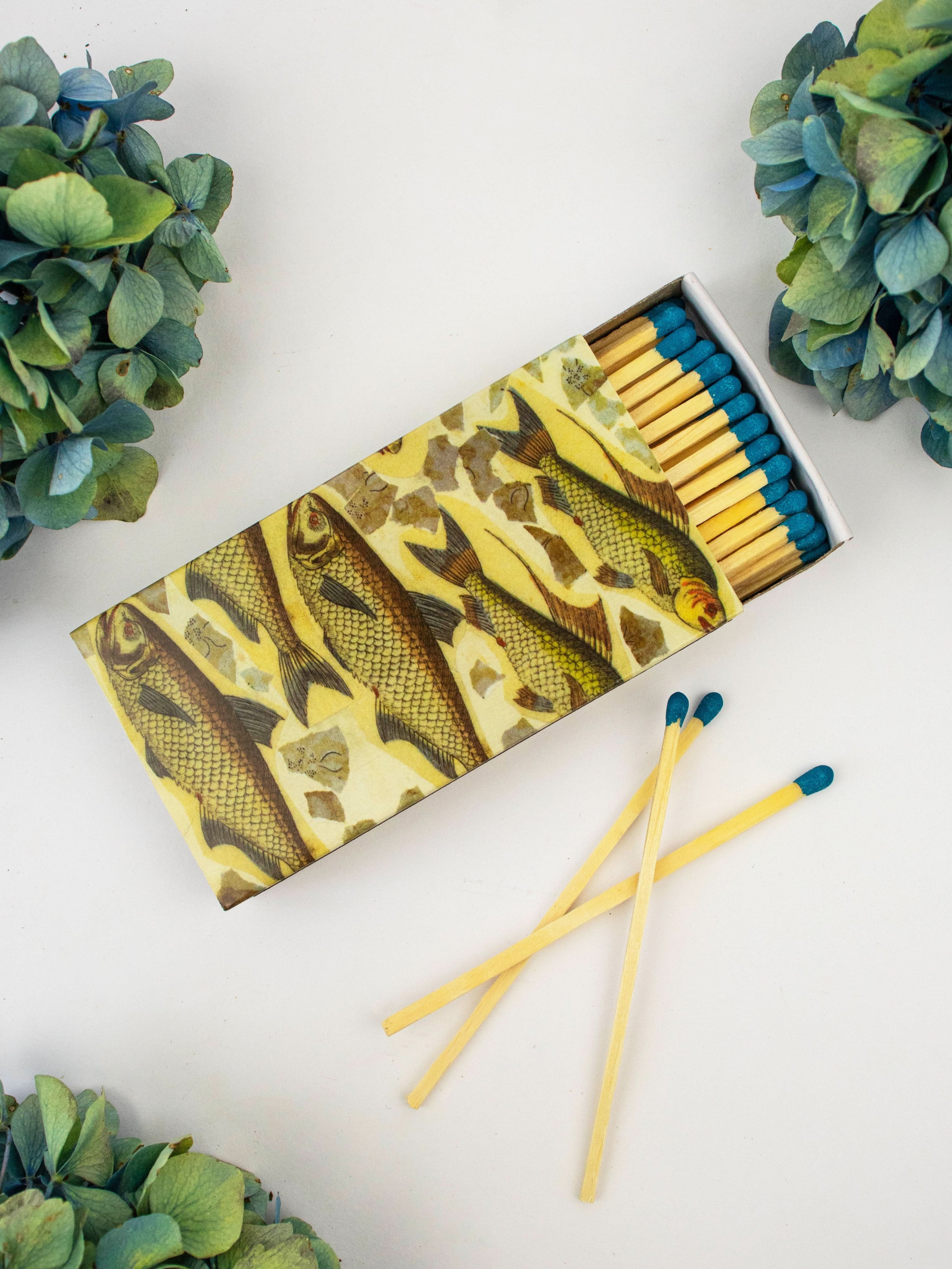 Ash & Rose matches Fish School Opulent Designer Matchbox