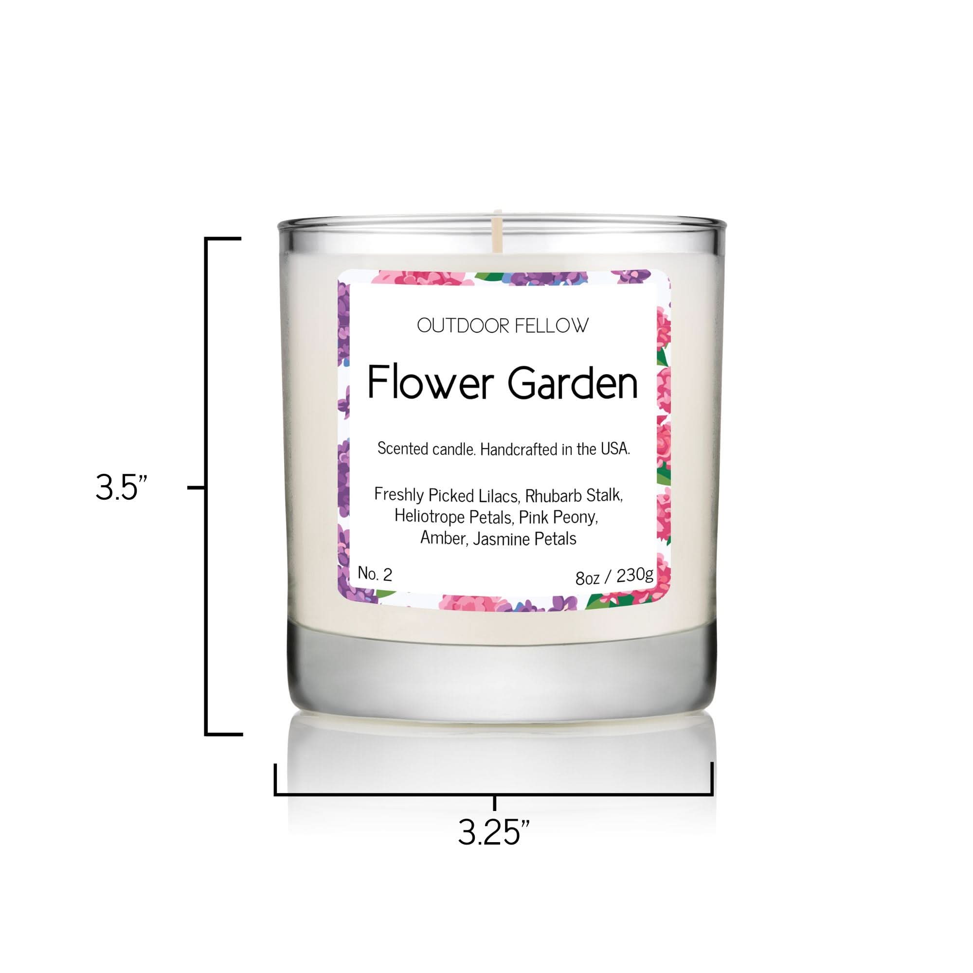 Outdoor Fellow Candles Flower Garden Scented Candle