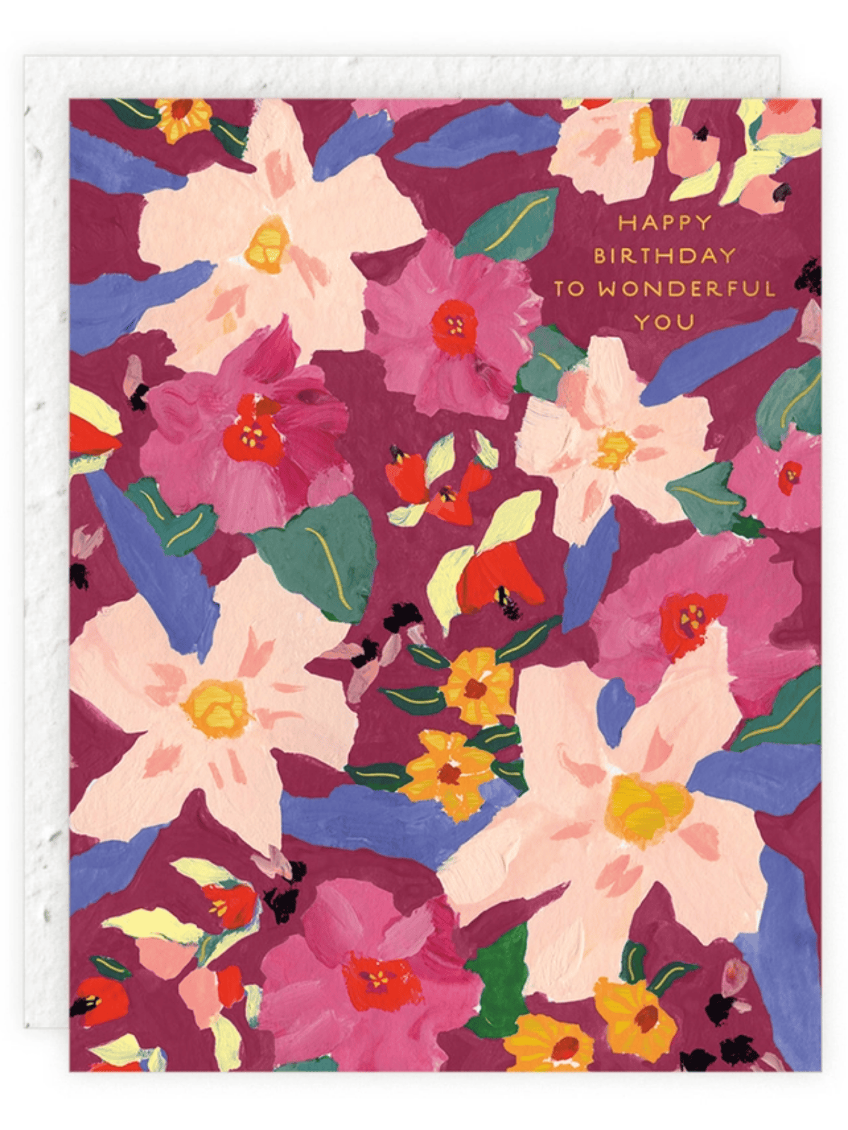 Flowers for Sunday - Seeded Birthday Card - My American Goods