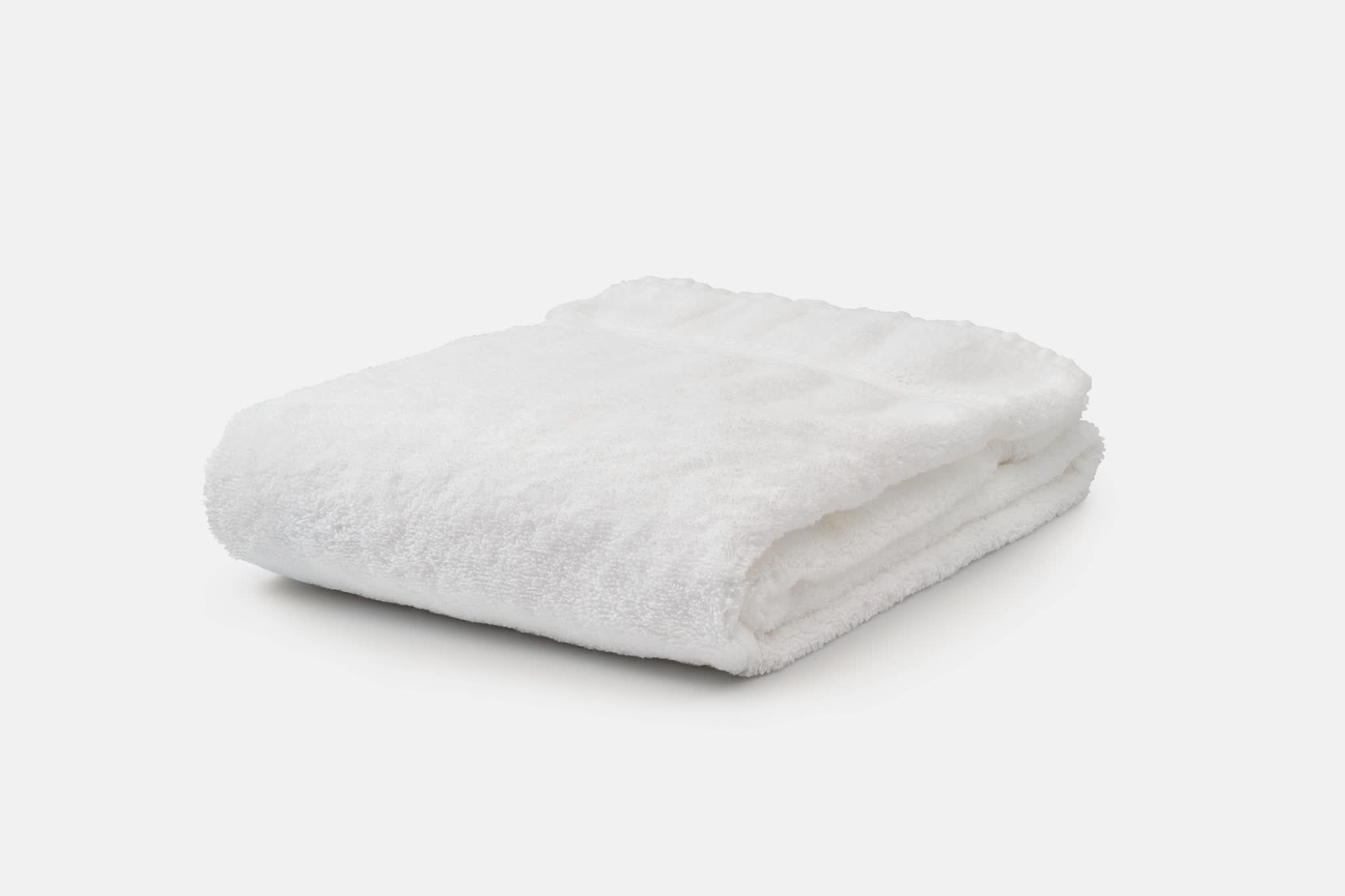 American Blossom Linens Bath White Bath Towel Made of Luxury USA Cotton