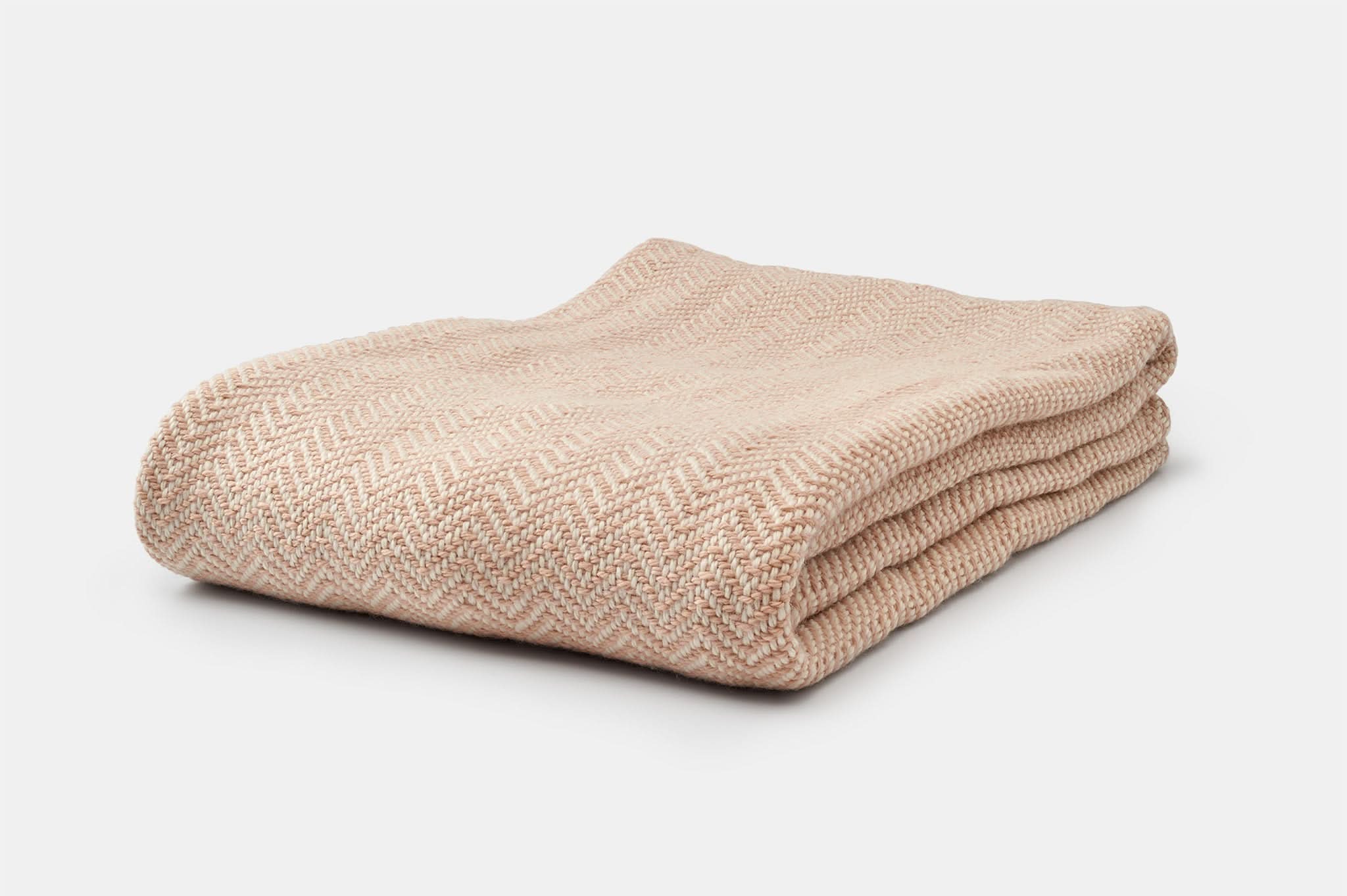 Chevron Pattern Soft Wool Throw Size Blanket - My American Goods