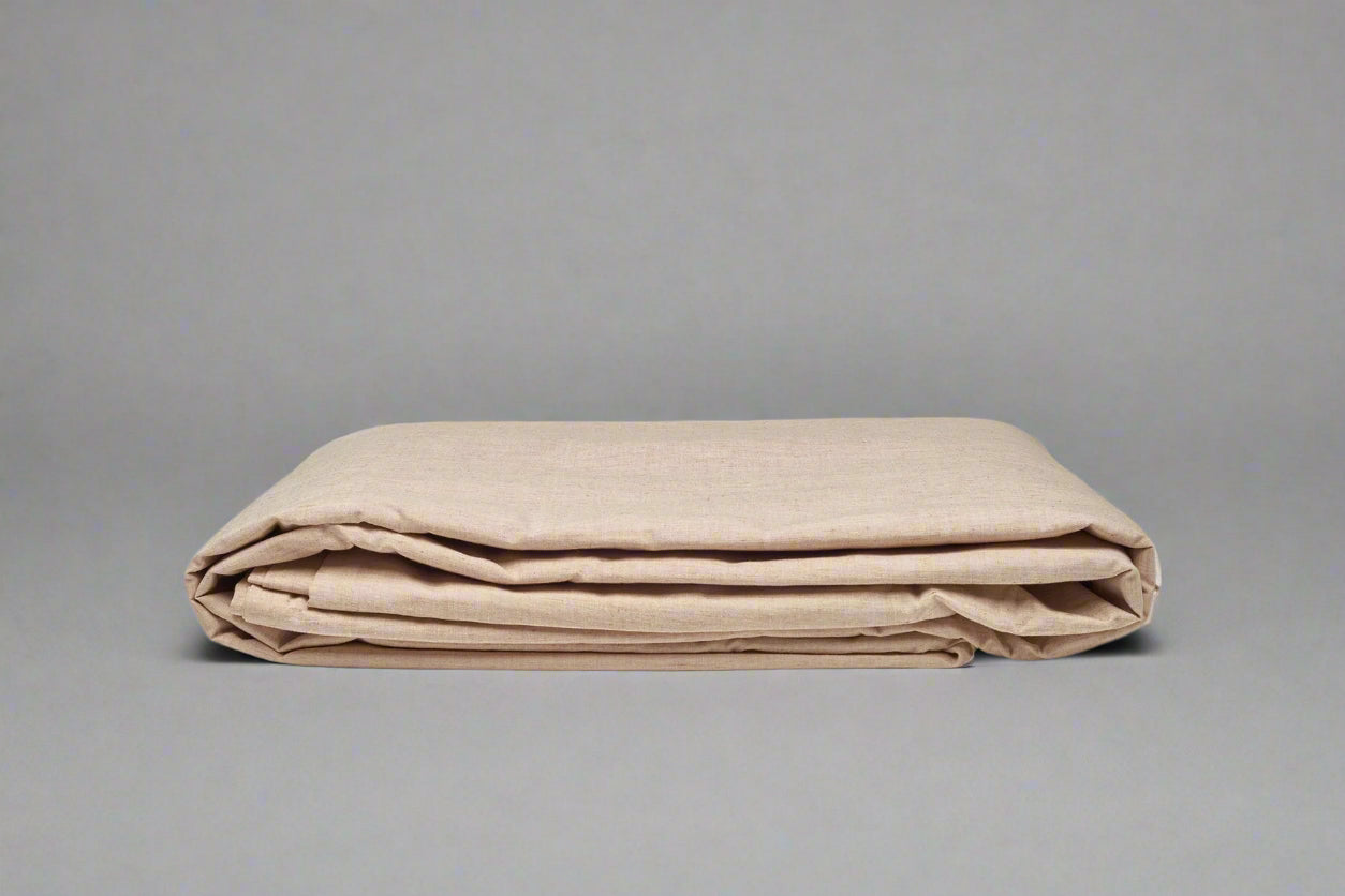Natural Colored Cotton Duvet Cover Set