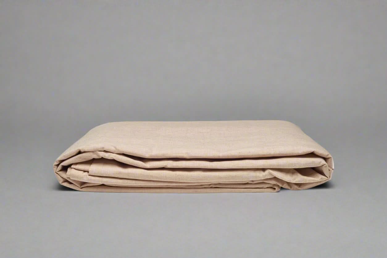 Natural Colored Cotton Duvet Cover Set - My American Goods