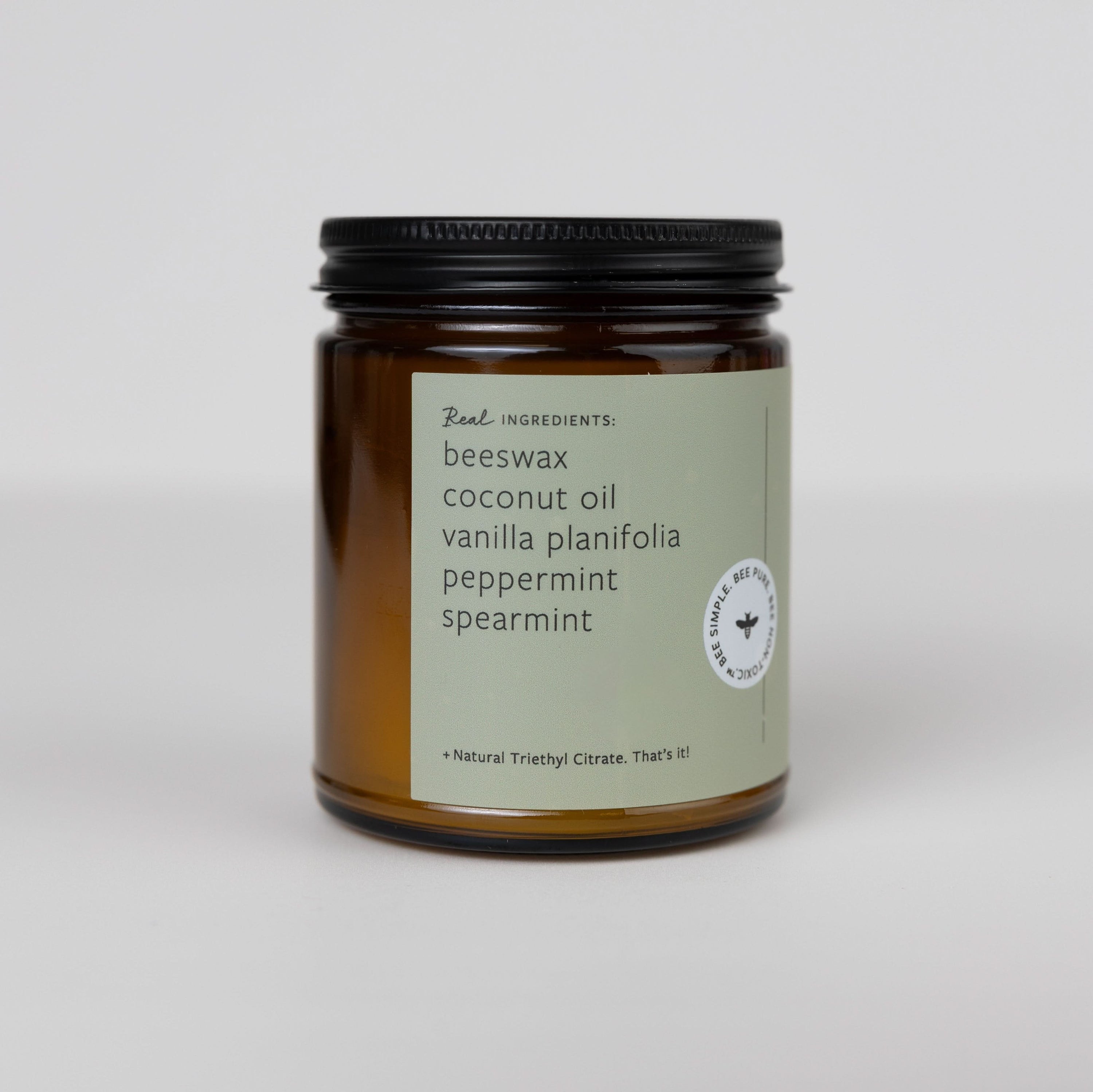 Fontana Candle Co Candles 9 oz Straight Sided Jar Vanilla Mint Jar Candle