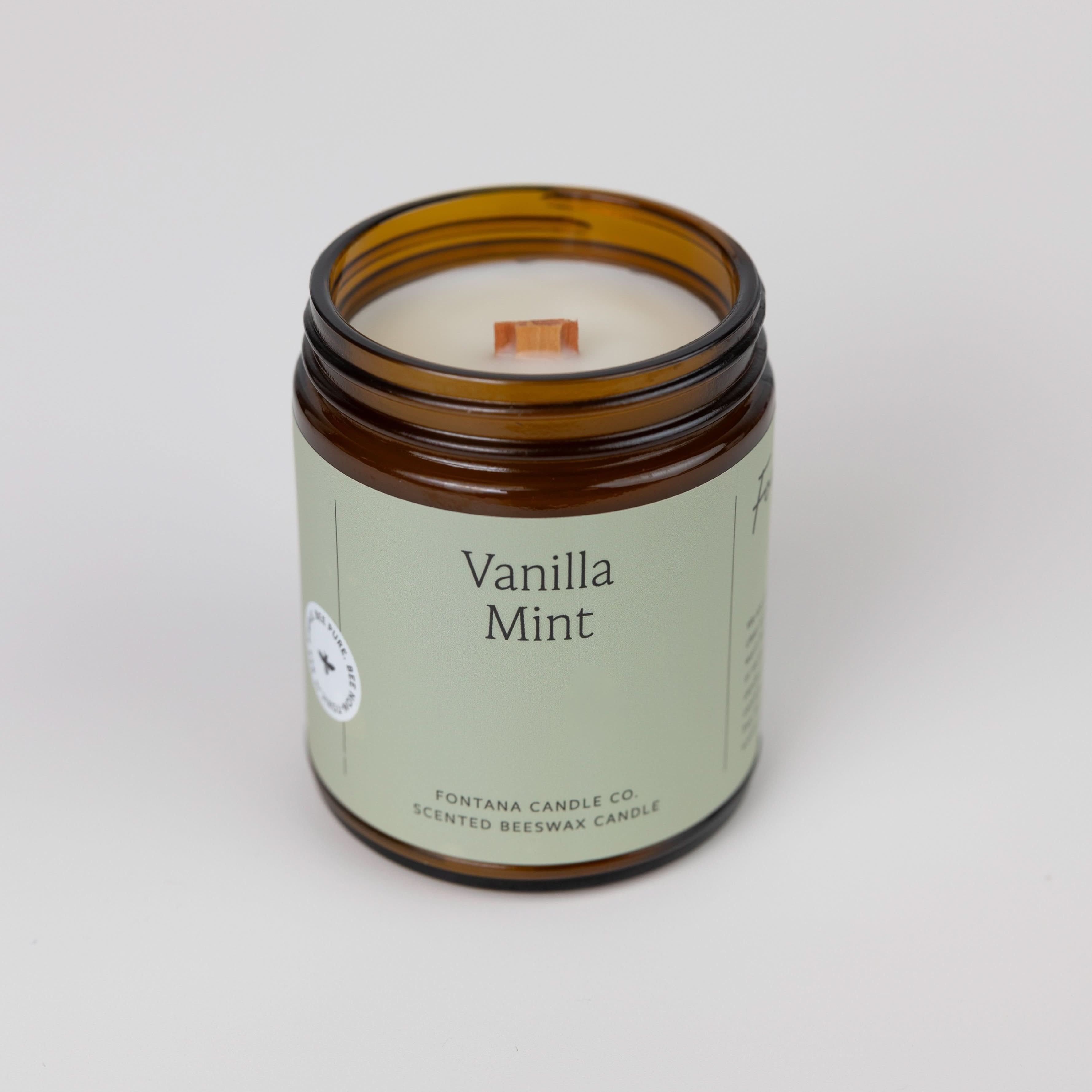 Vanilla Mint Jar Candle - My American Goods