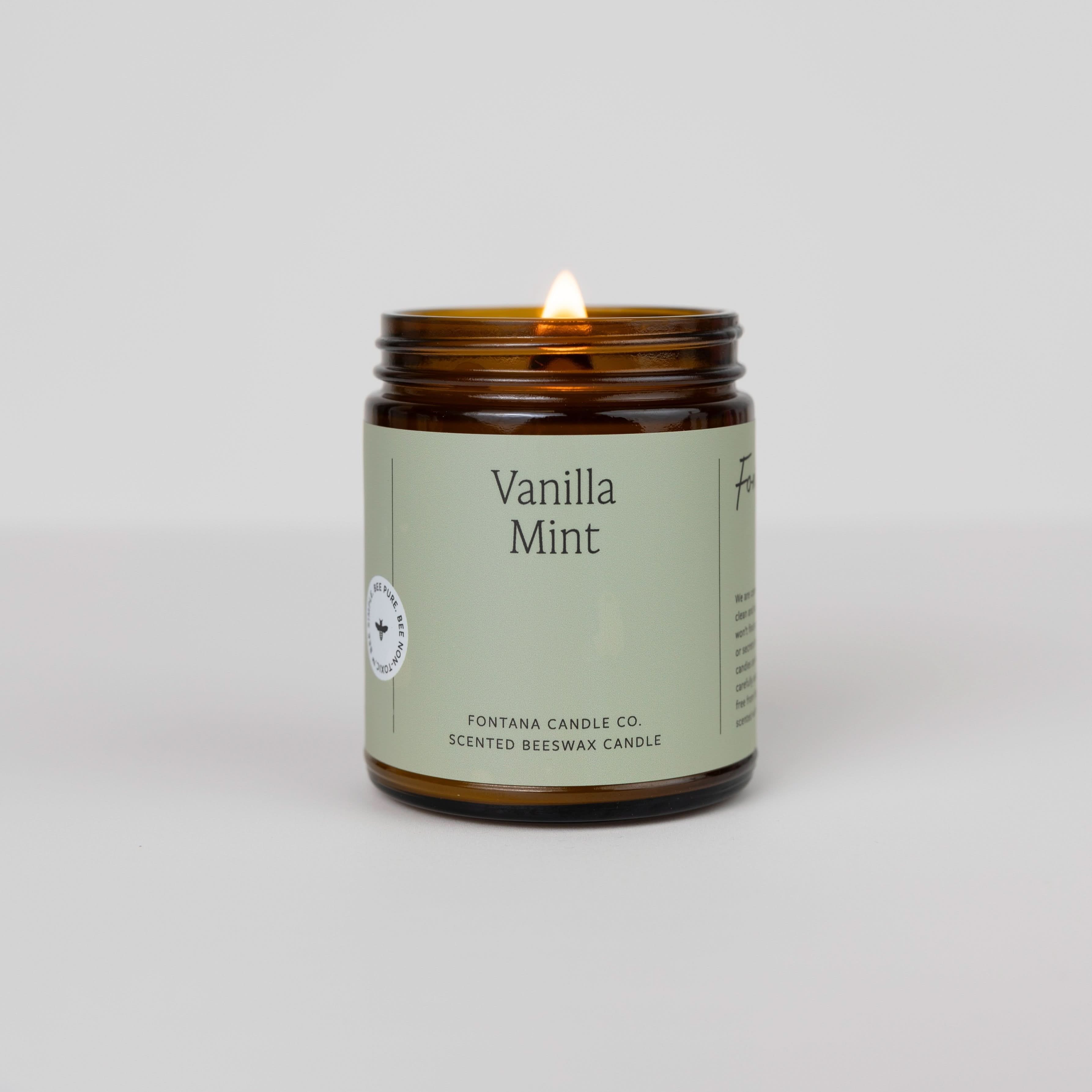 Vanilla Mint Jar Candle - My American Goods