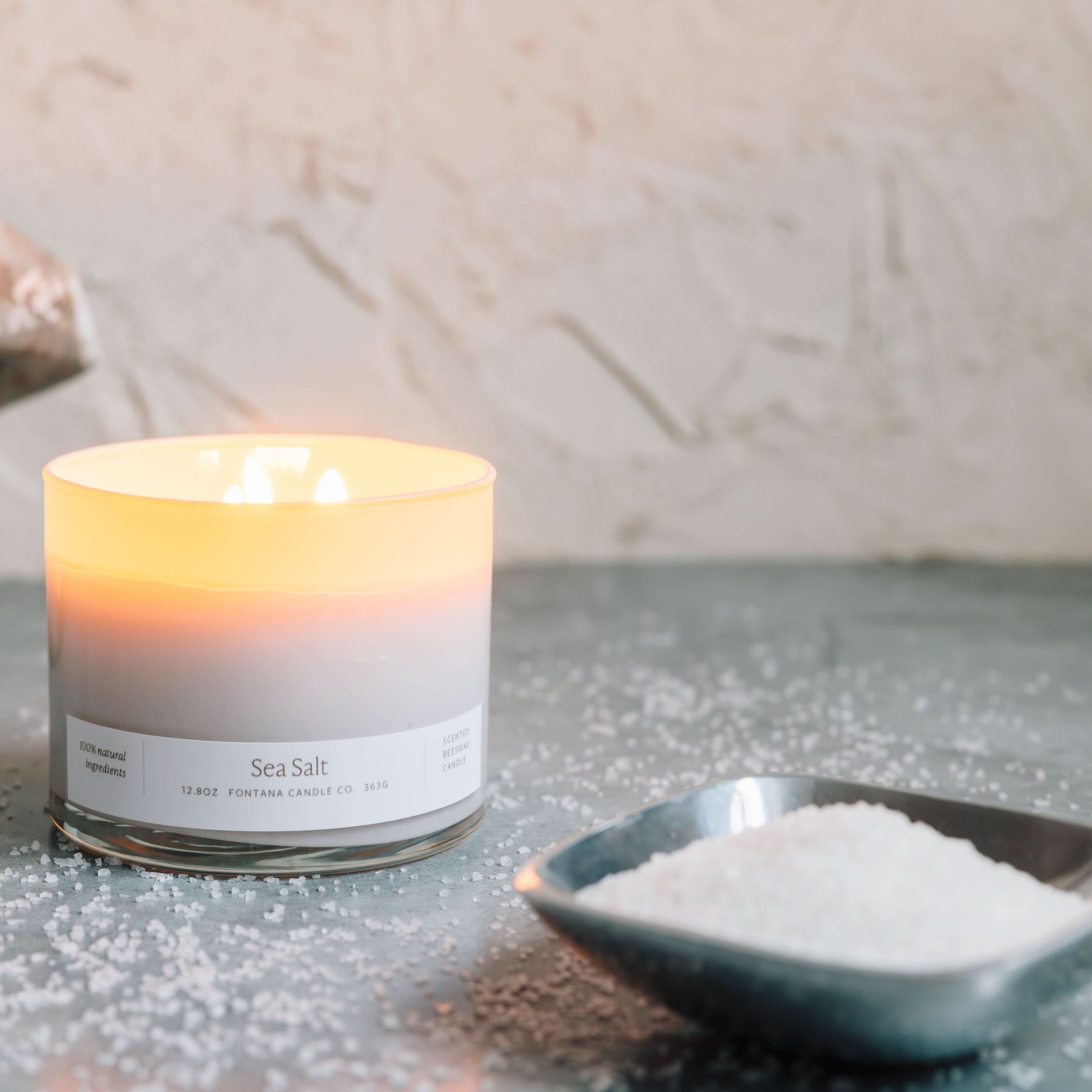 Fontana Candle Co Candles Sea Salt 3-Wick Candle